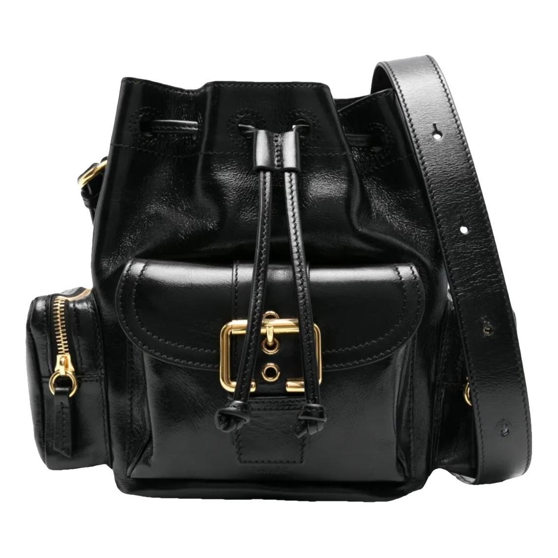 Leather handbag