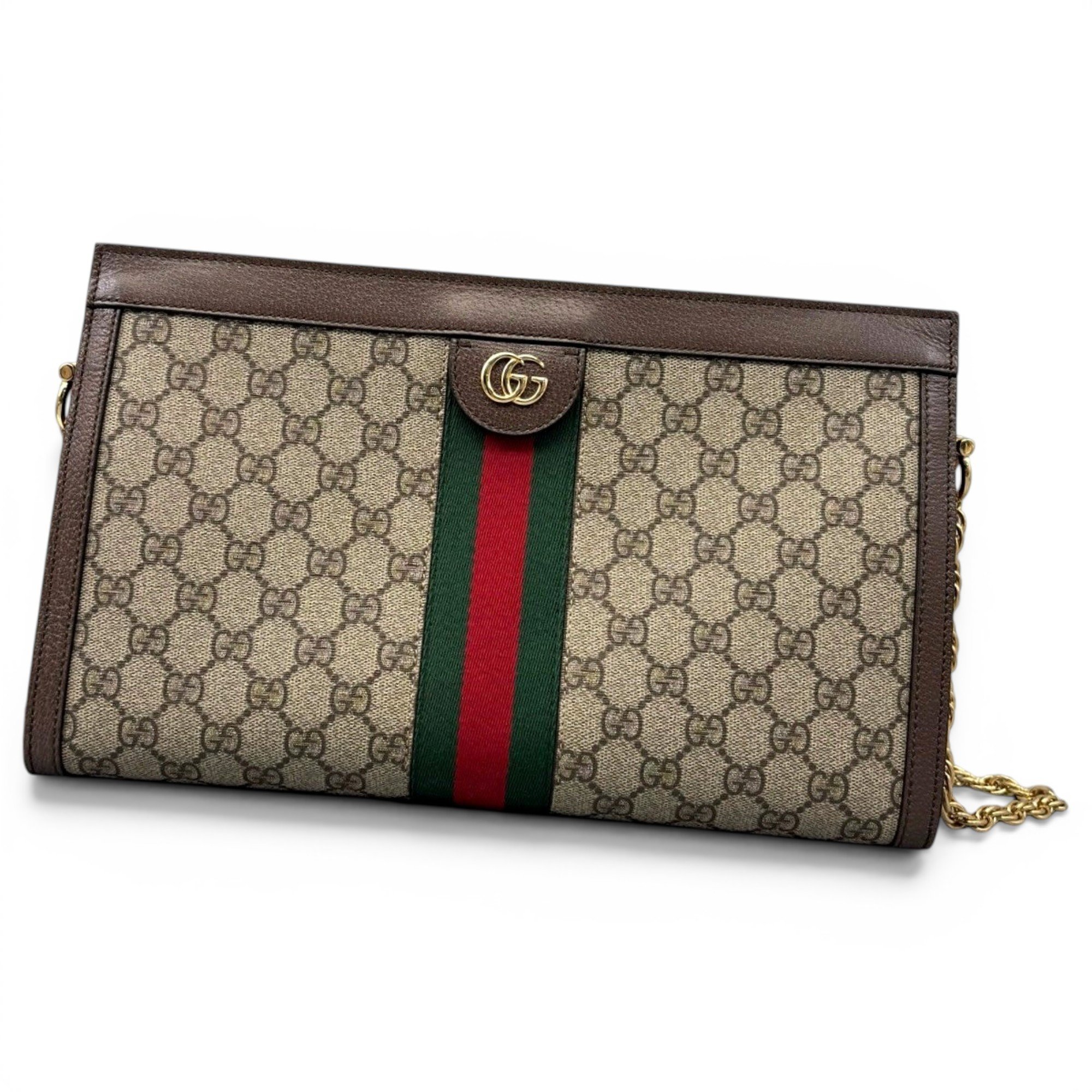 Ophidia Chain leather handbag