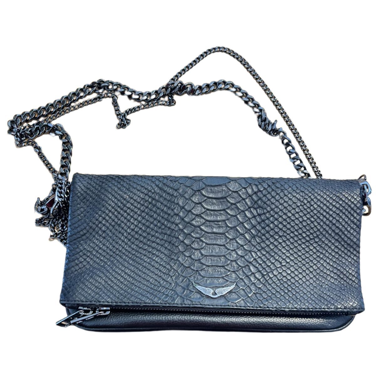 Rock leather crossbody bag