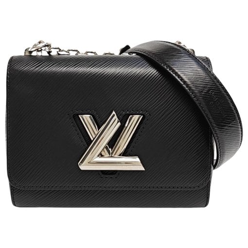 Twist leather crossbody bag