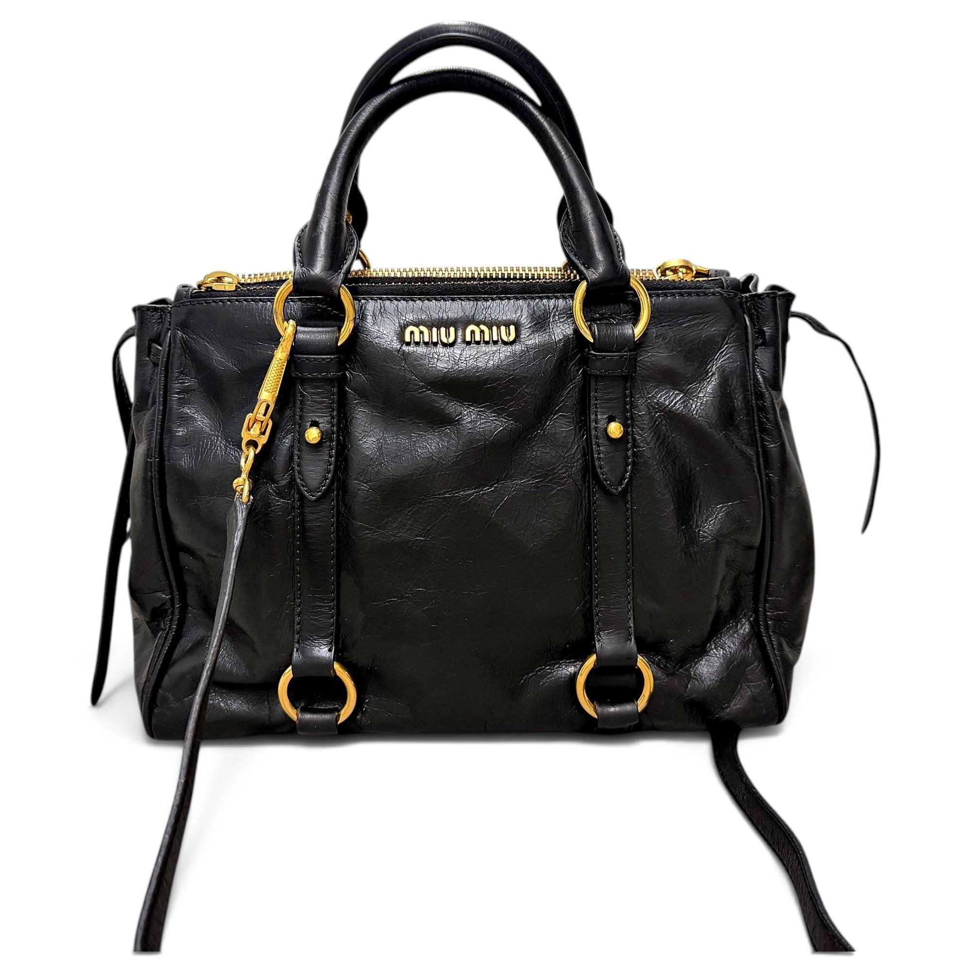 Vitello leather handbag