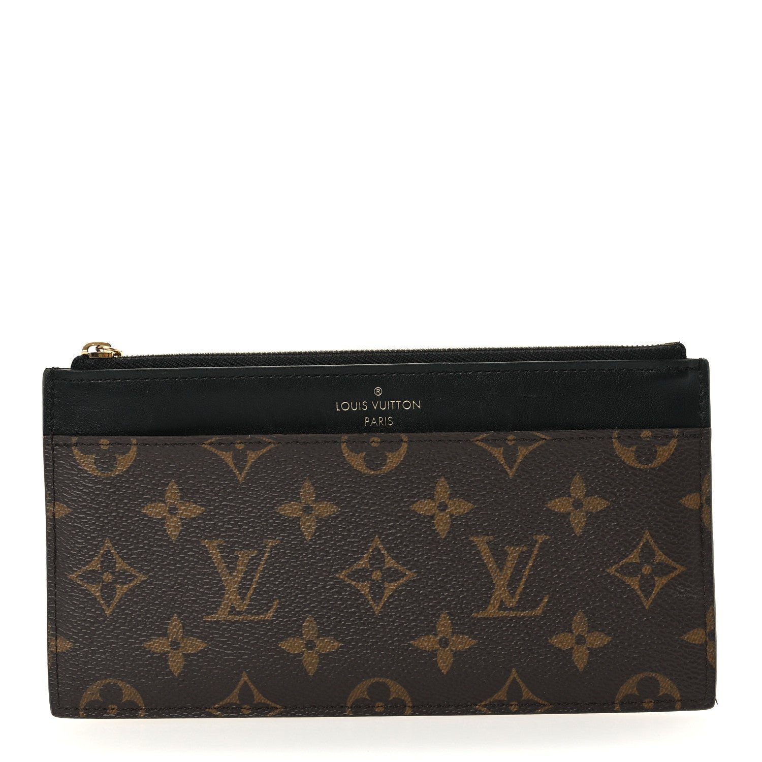 Louis Vuitton Monogram Slim Purse Black