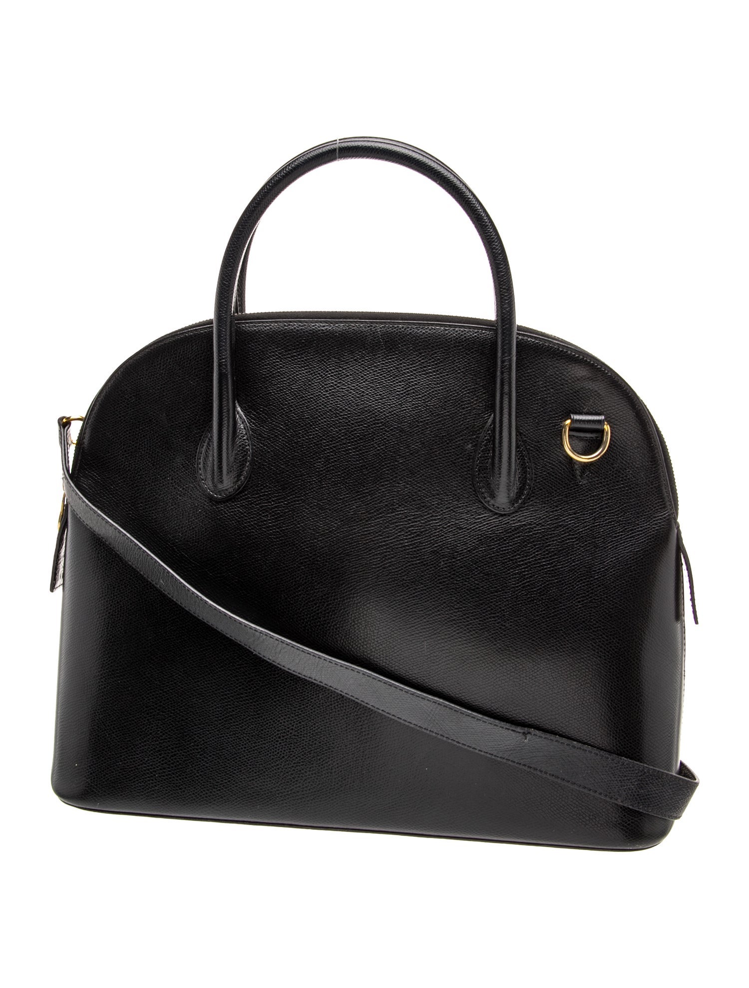 Leather Top Handle Bag