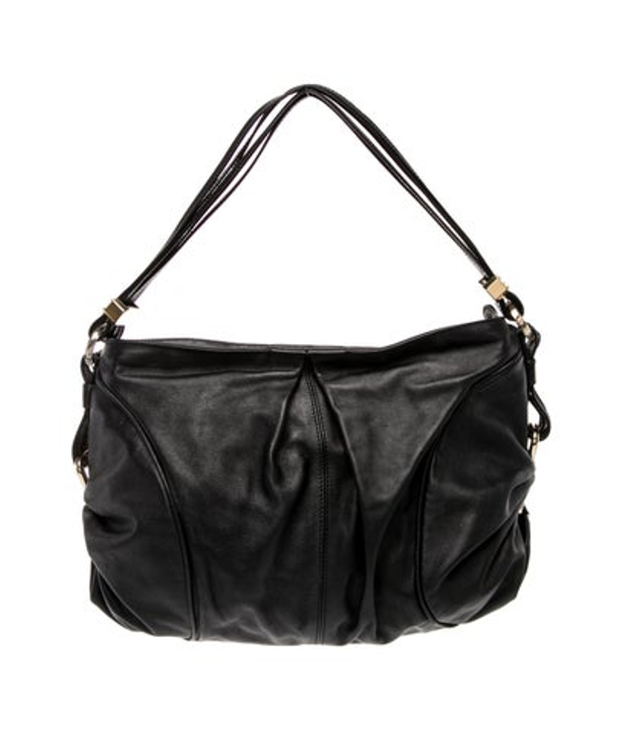 Christian Louboutin Louboutin Leather Celine Black Leather Large Bittersweet Hobo