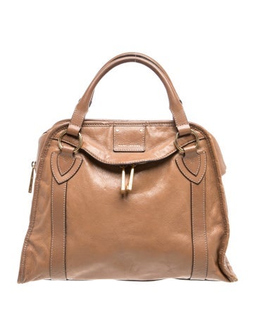 Leather Top Handle Bag