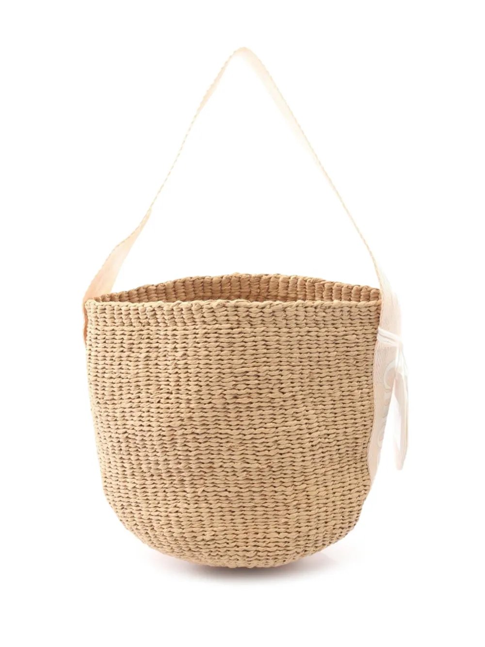 2010-2026 Small Mifuko Raffia Woody Basket bucket bag