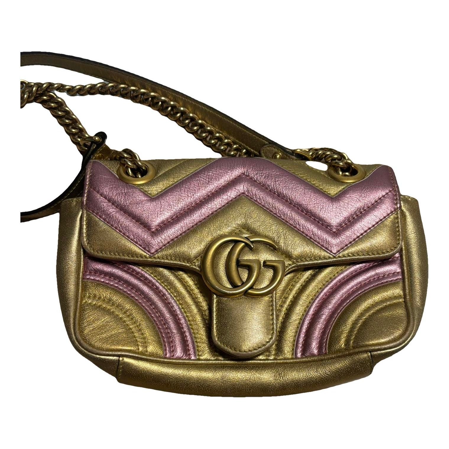 Marmont leather clutch bag