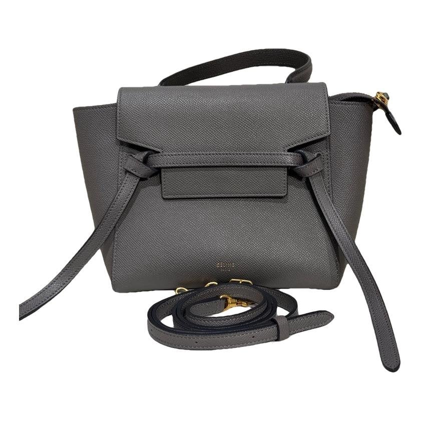 Belt leather handbag