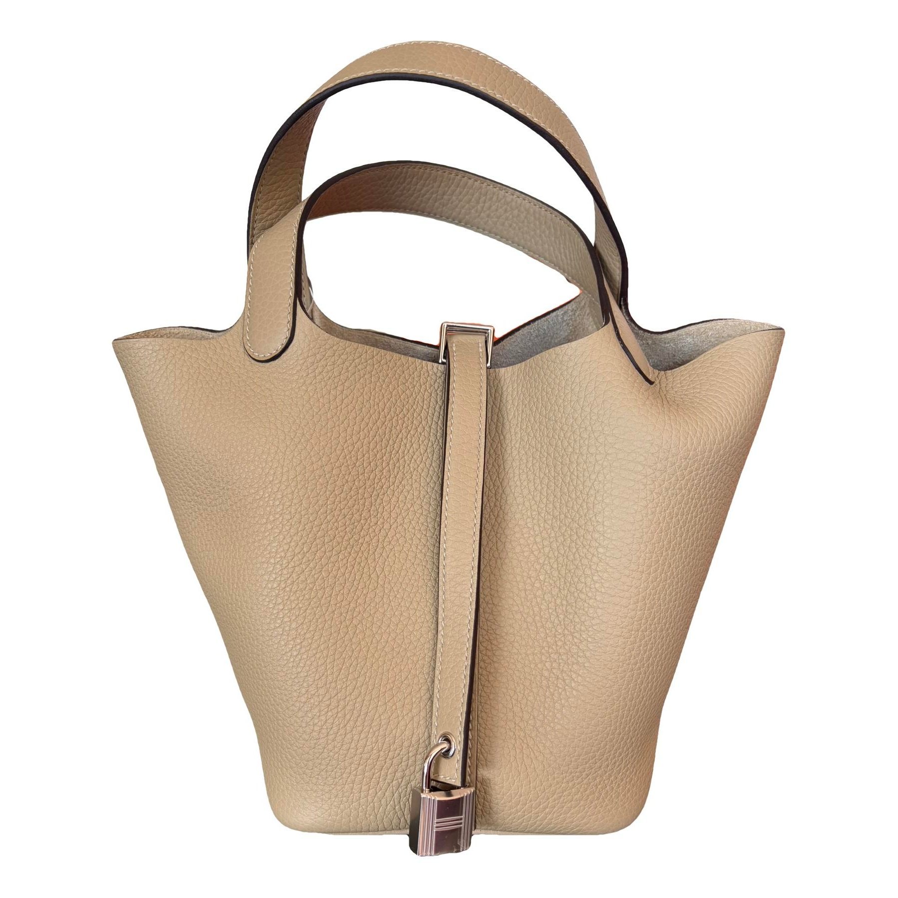 Picotin leather handbag