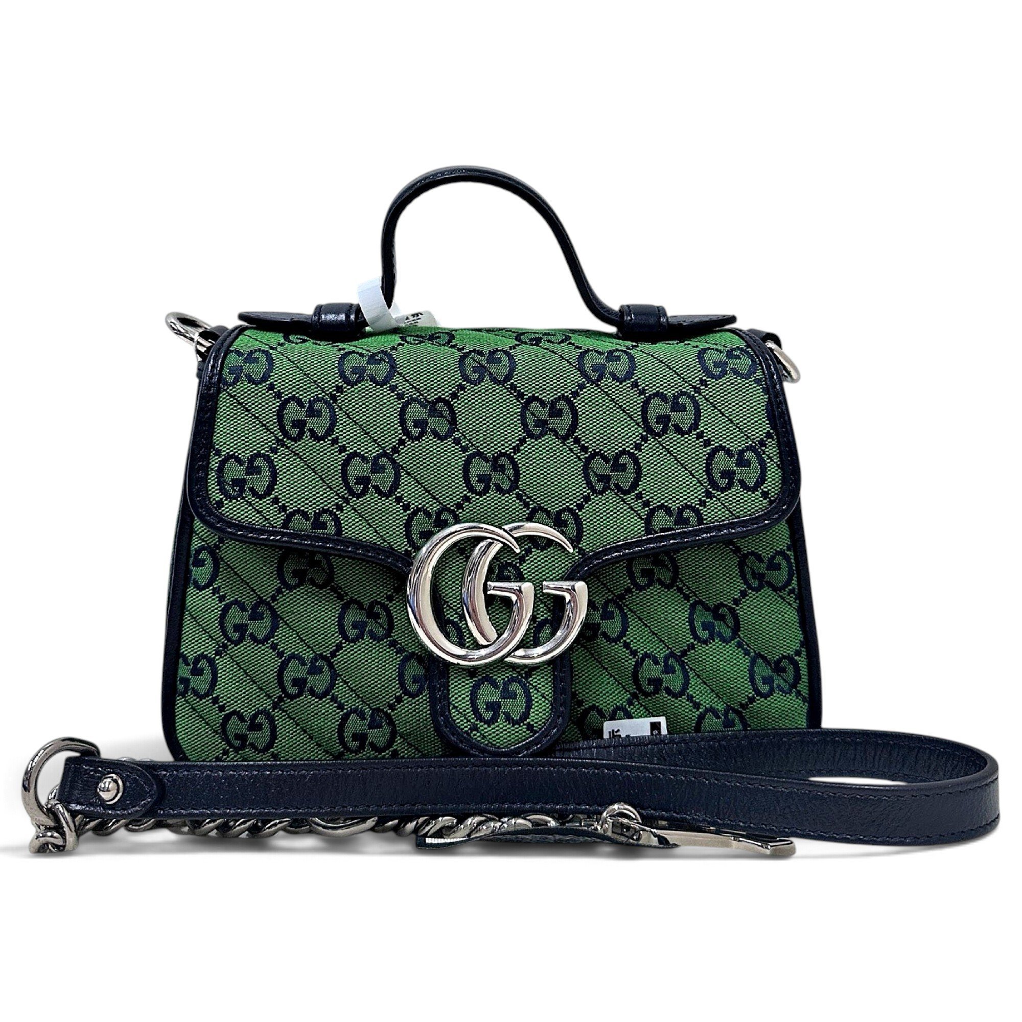GG Marmont Flap cloth crossbody bag