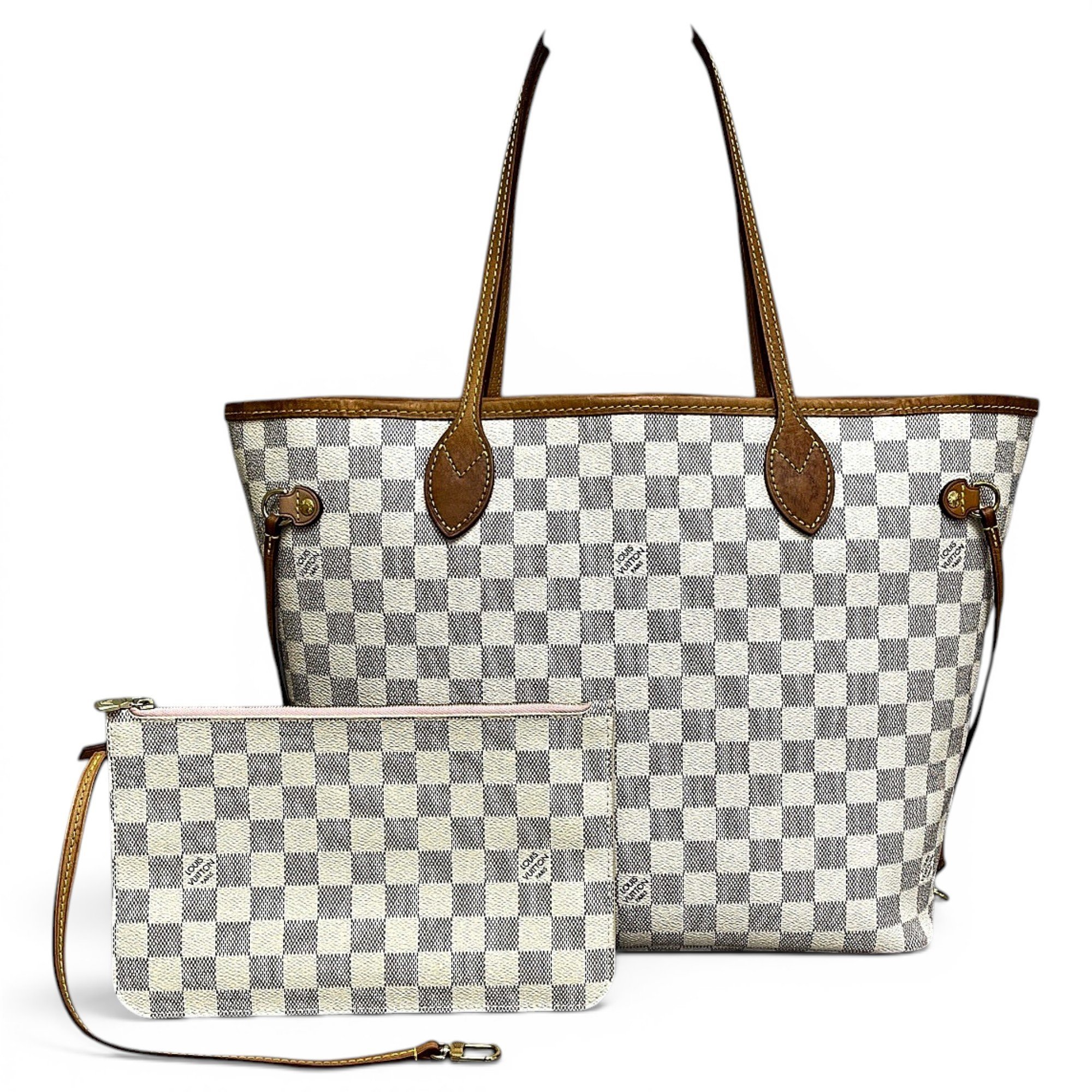 Neverfull leather handbag