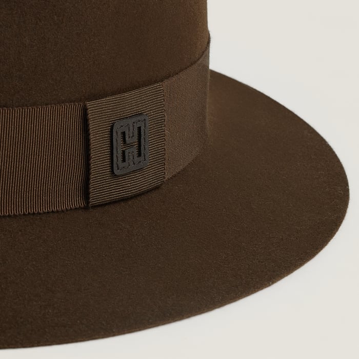 Brun Brûlé Balthazar H Cut Hat