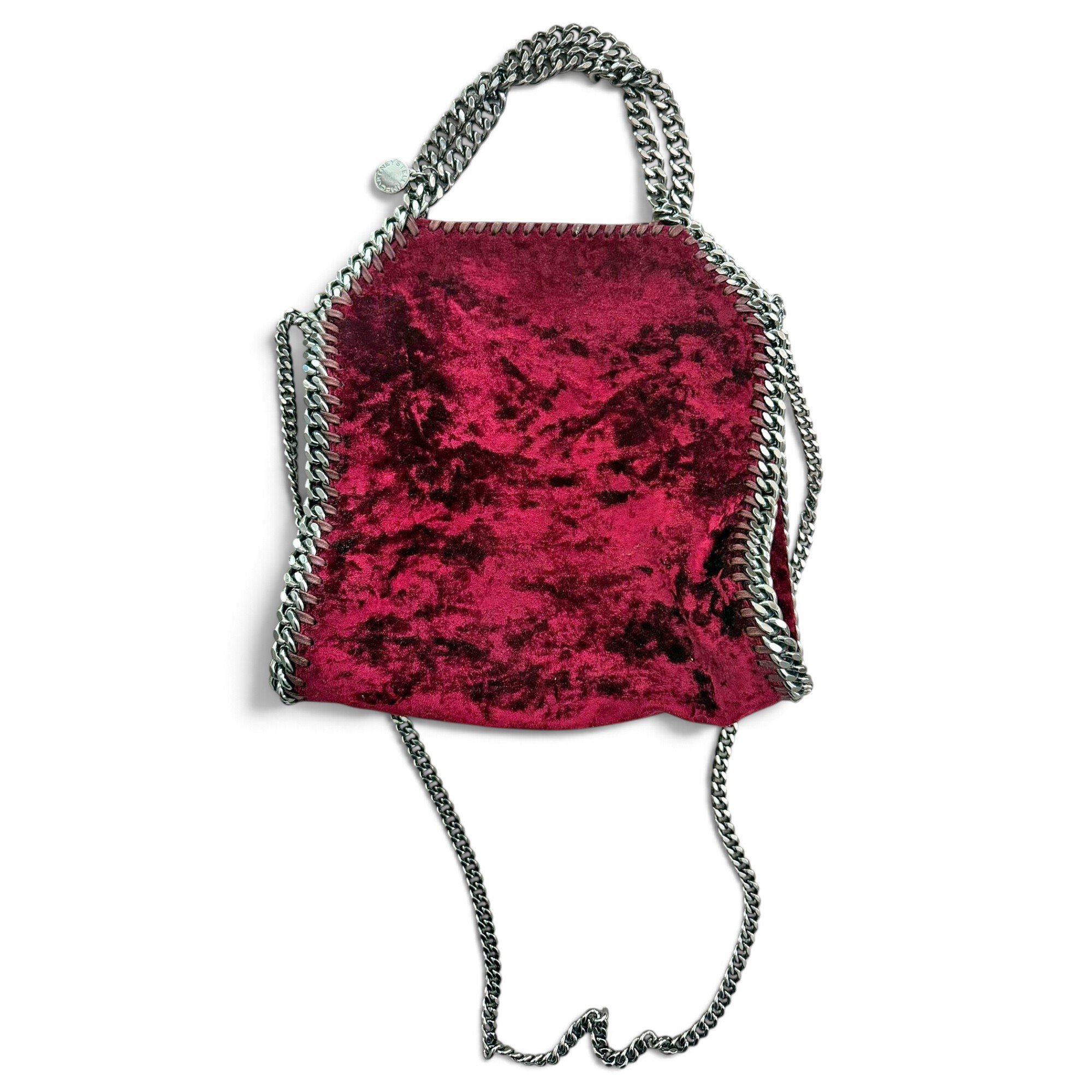 Falabella velvet handbag