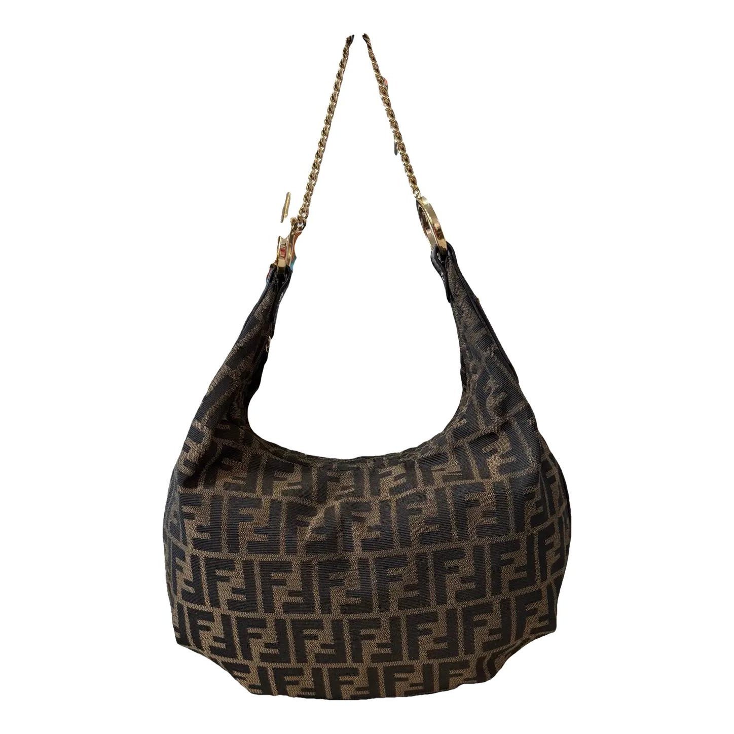 Fendigraphy cloth handbag