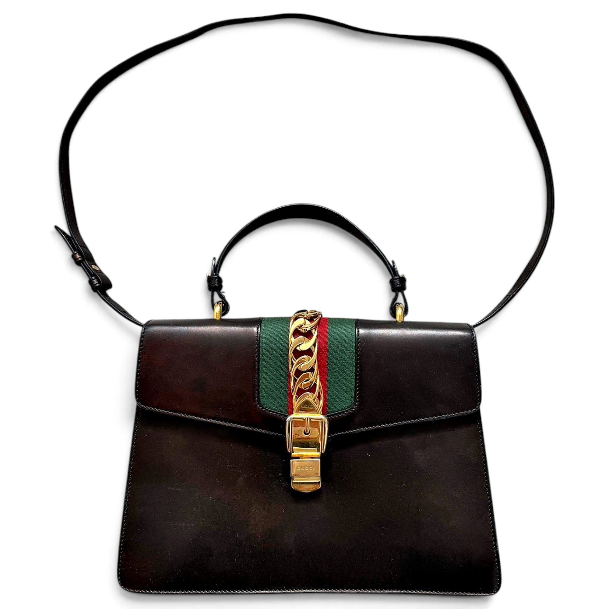 Sylvie Top Handle leather handbag