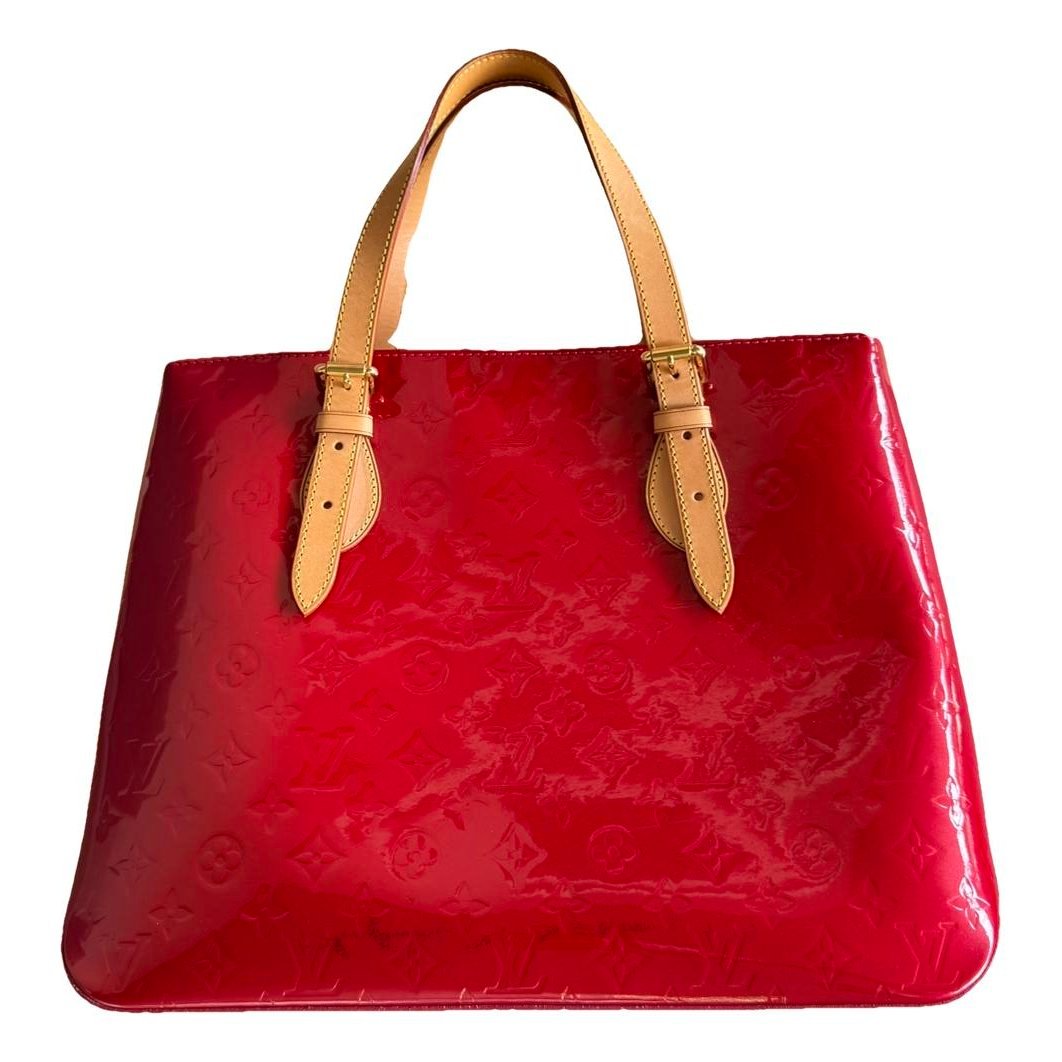 Brentwood patent leather tote