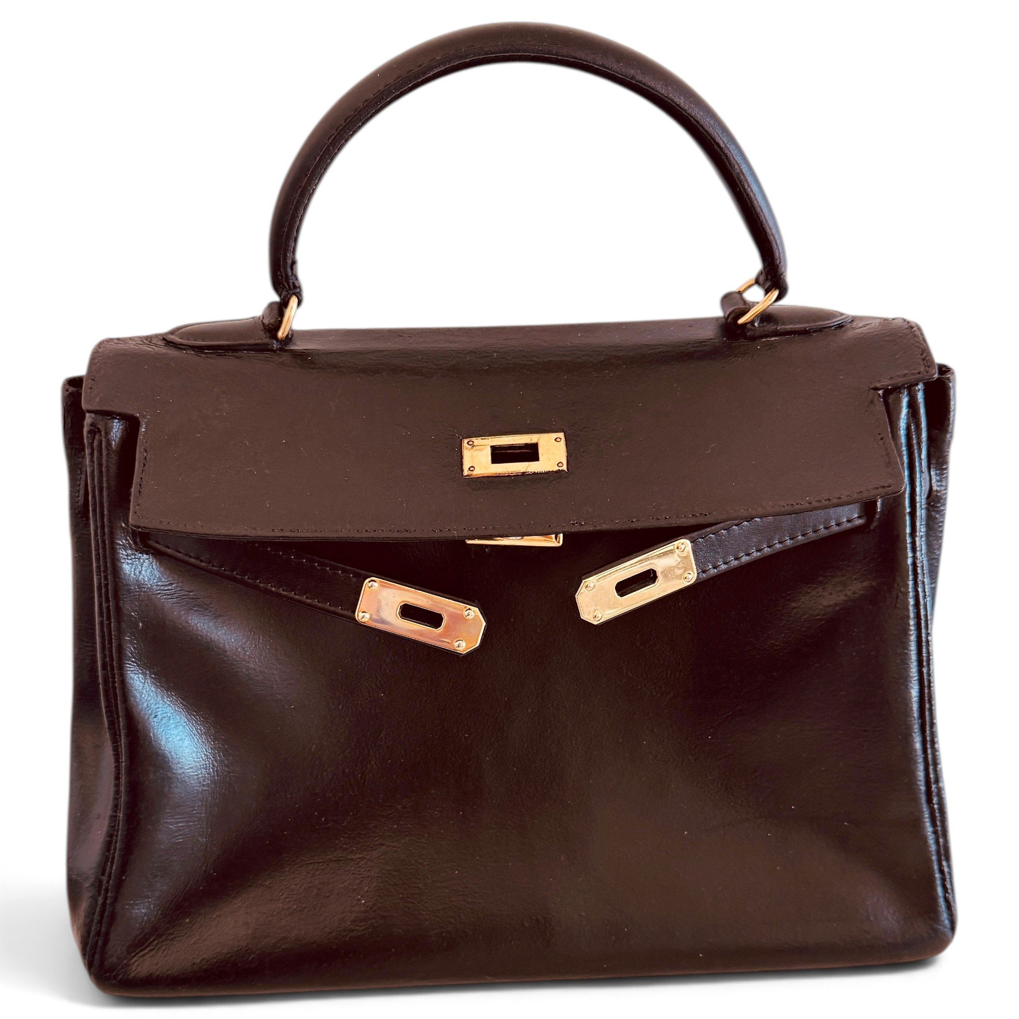 Kelly 32 leather handbag