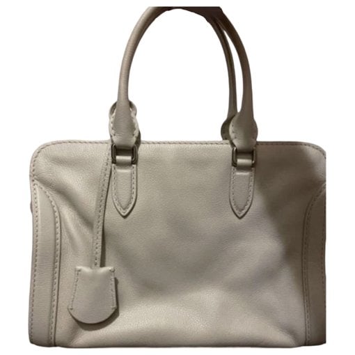 Zippé leather handbag