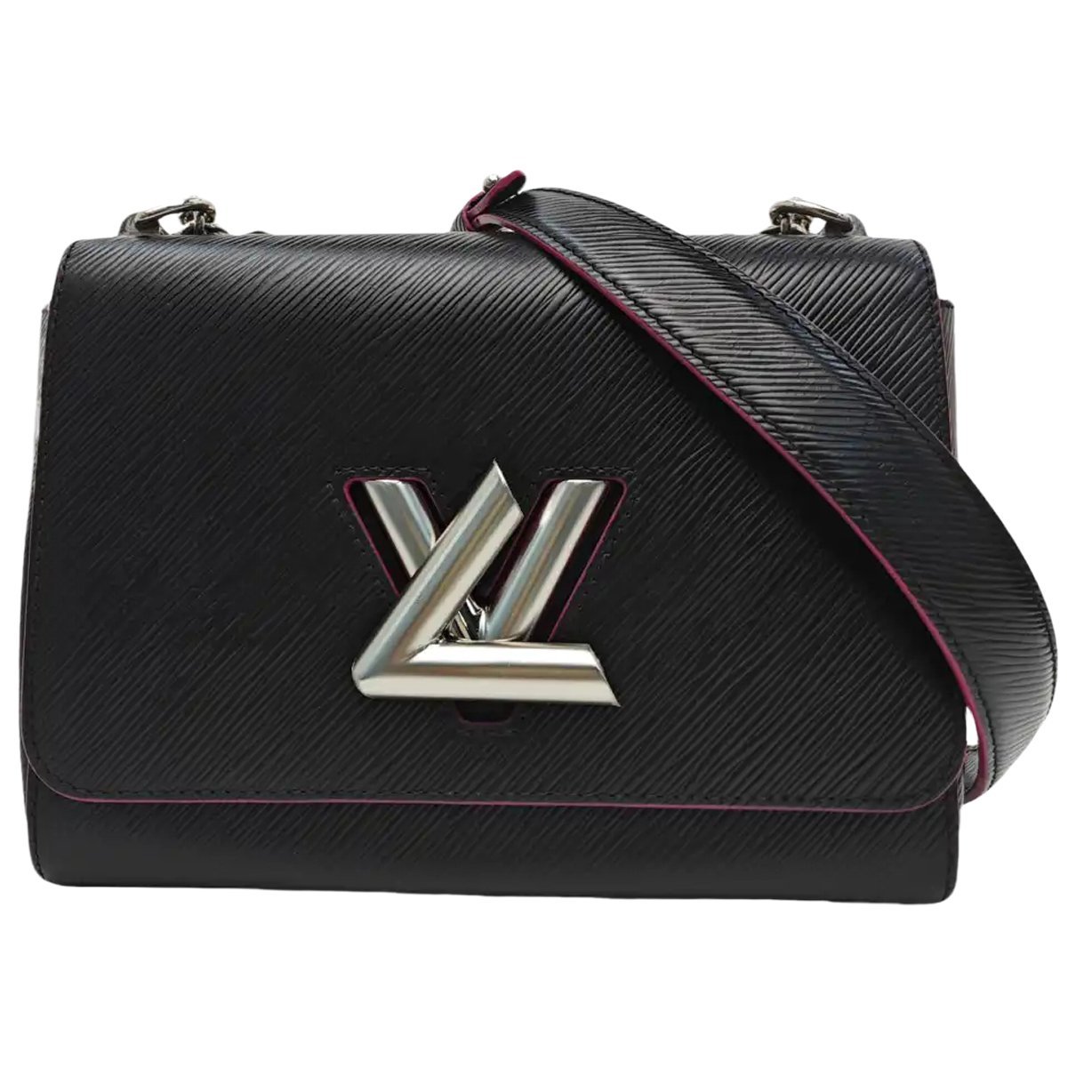 Twist leather handbag