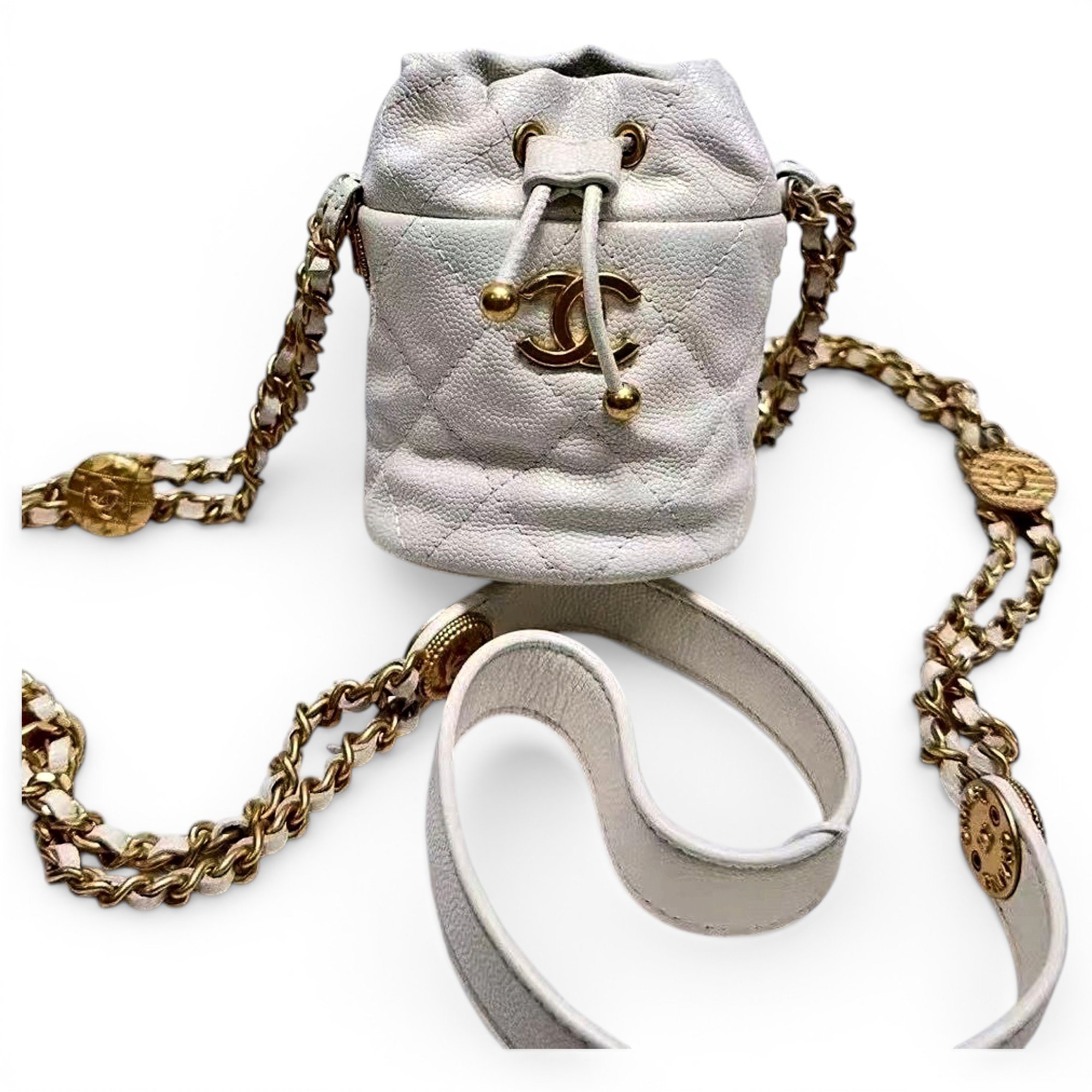 Trendy CC Vanity leather handbag
