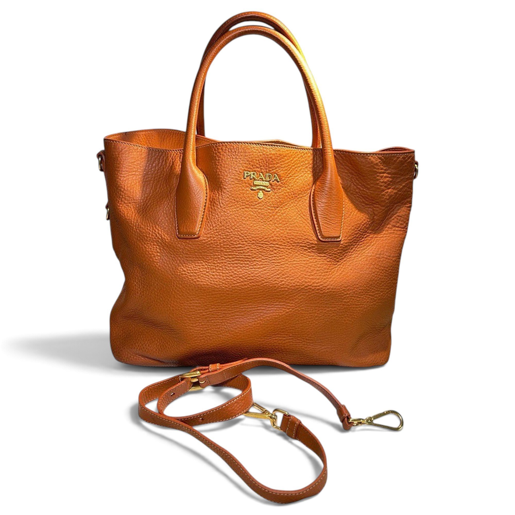 Leather tote