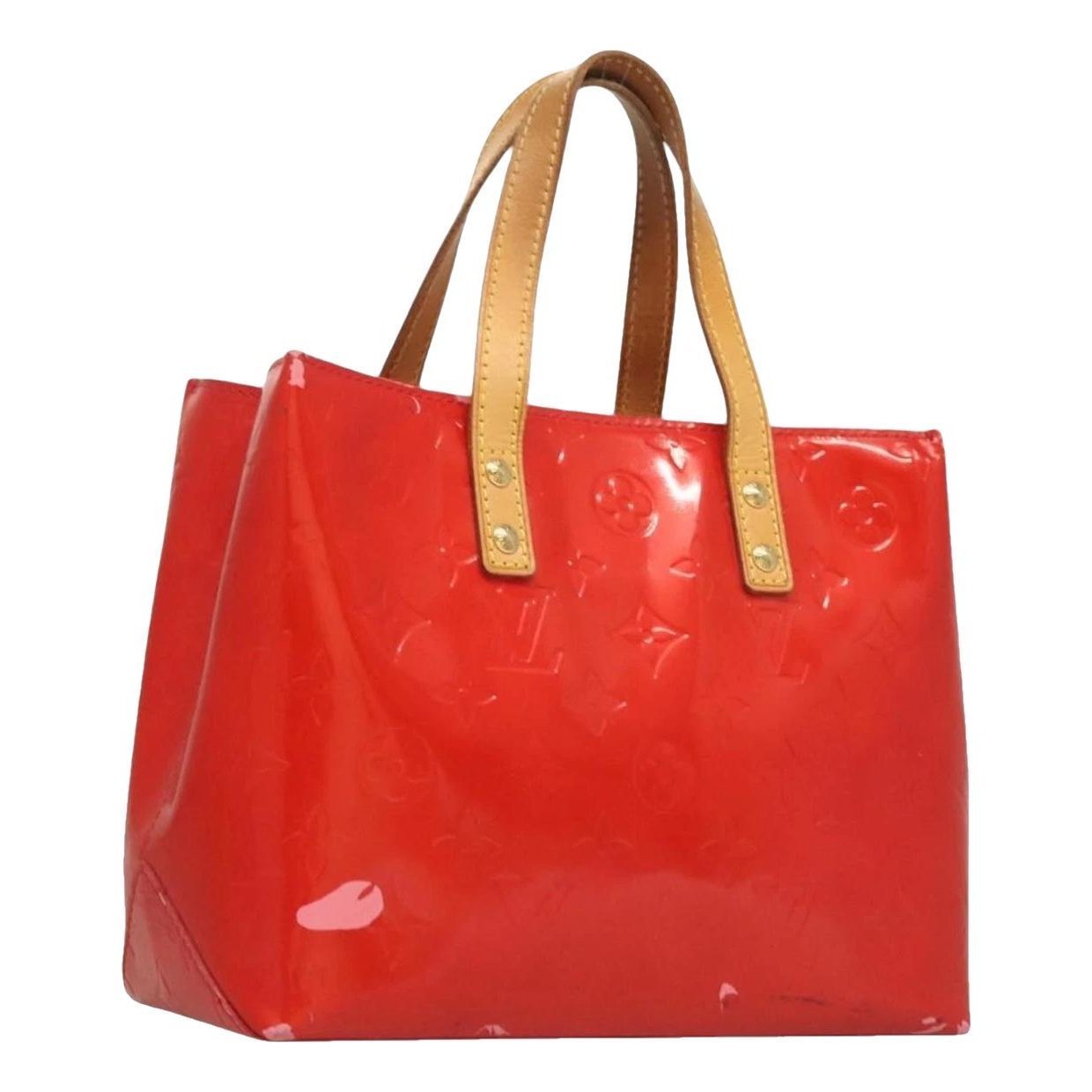 Patent leather handbag