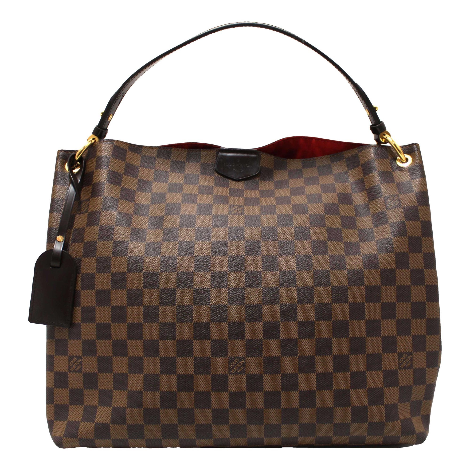 Graceful vinyl handbag