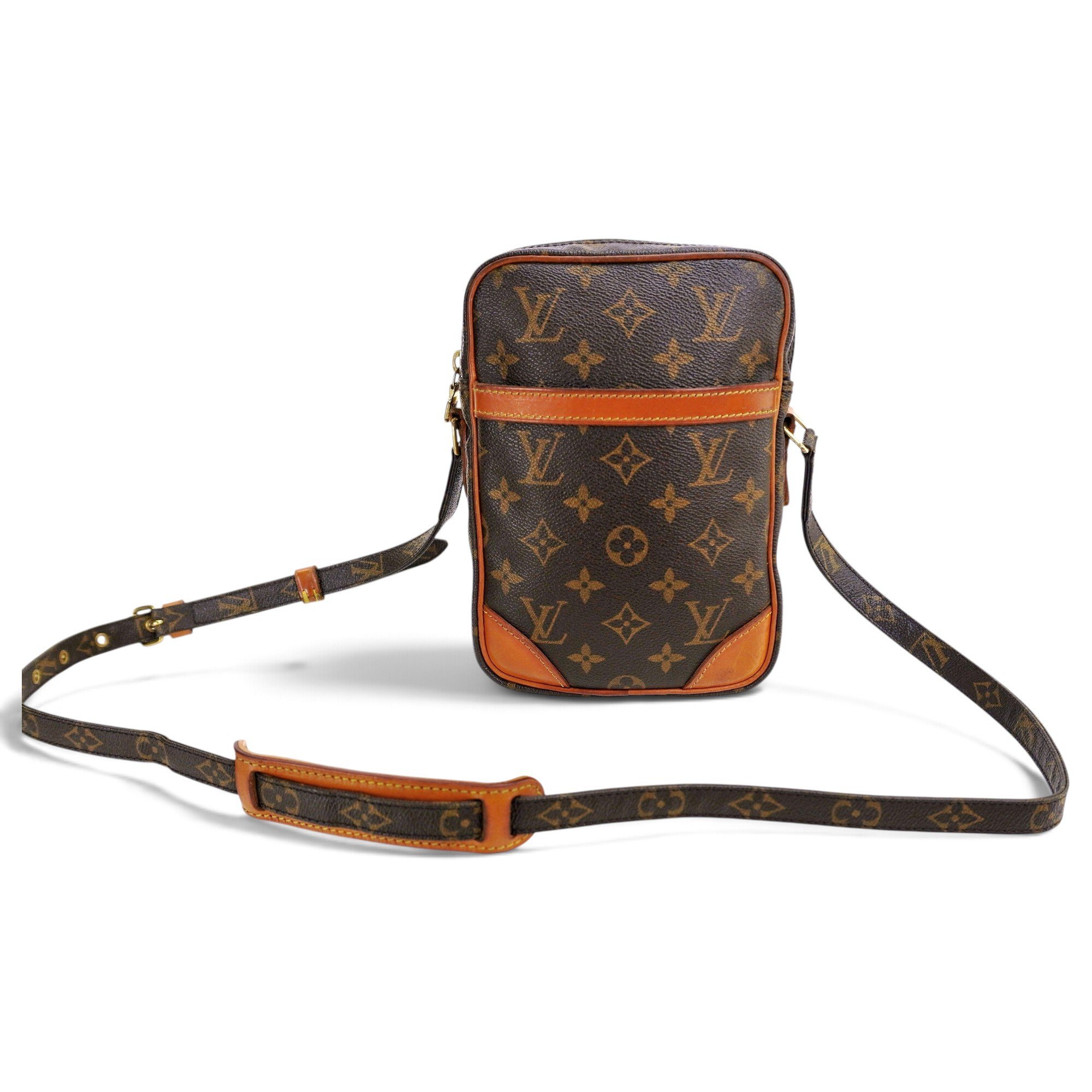 Danube leather crossbody bag
