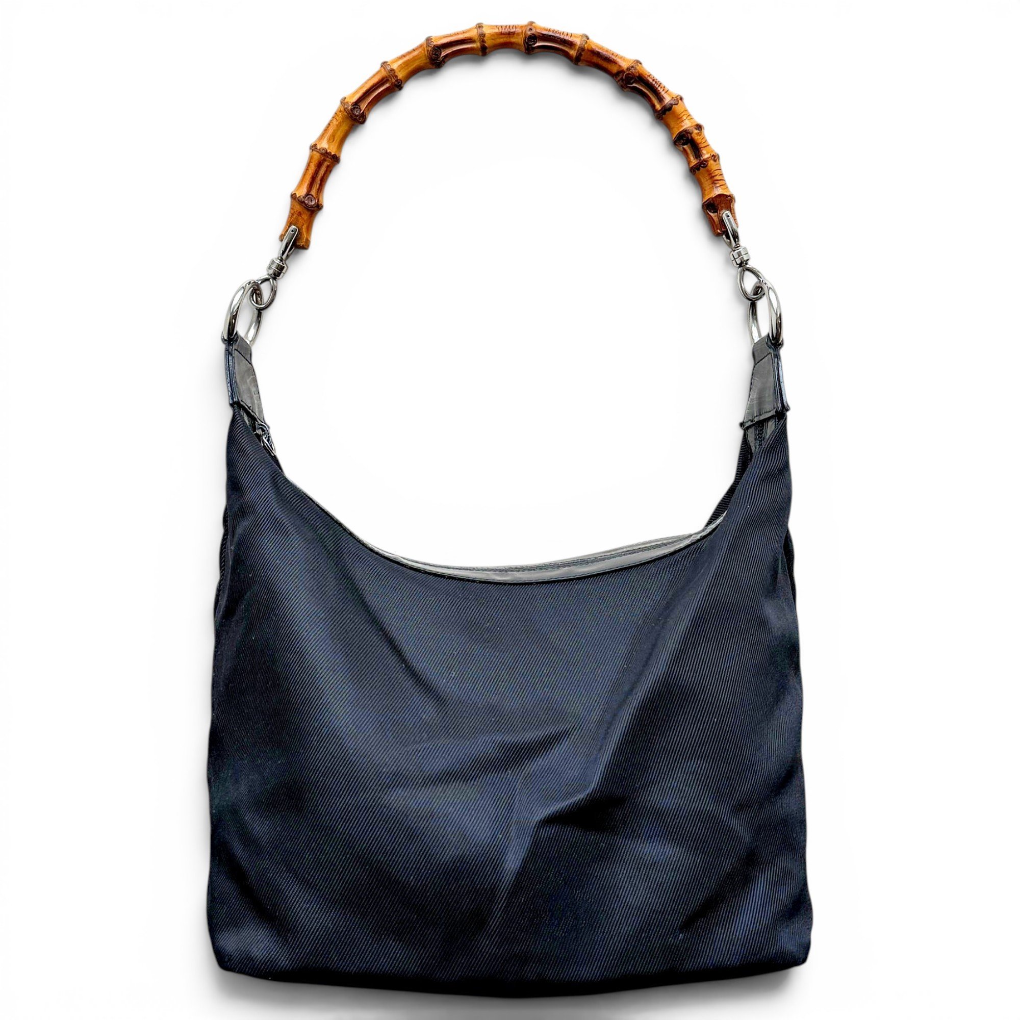 Bamboo Top Handle cloth handbag