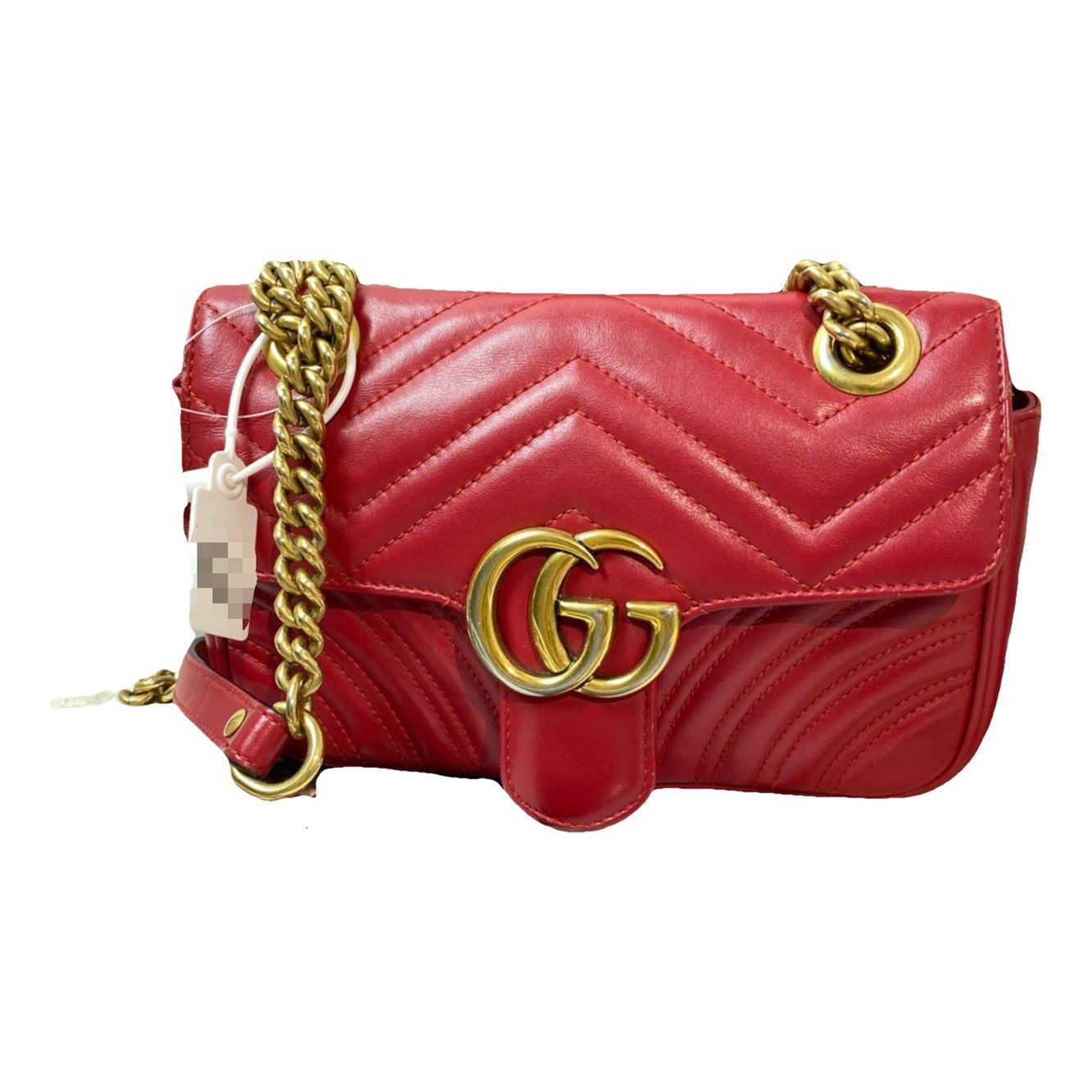 GG Marmont Flap leather handbag