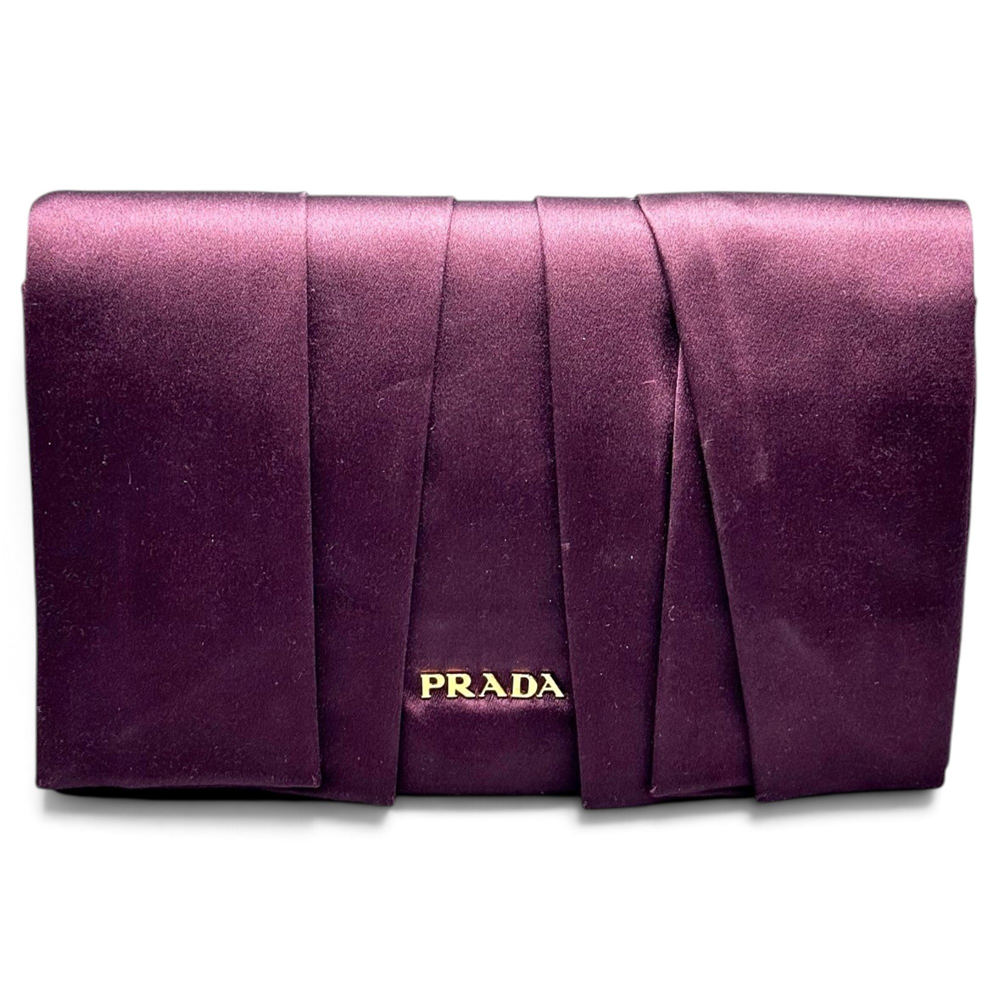 Silk clutch bag