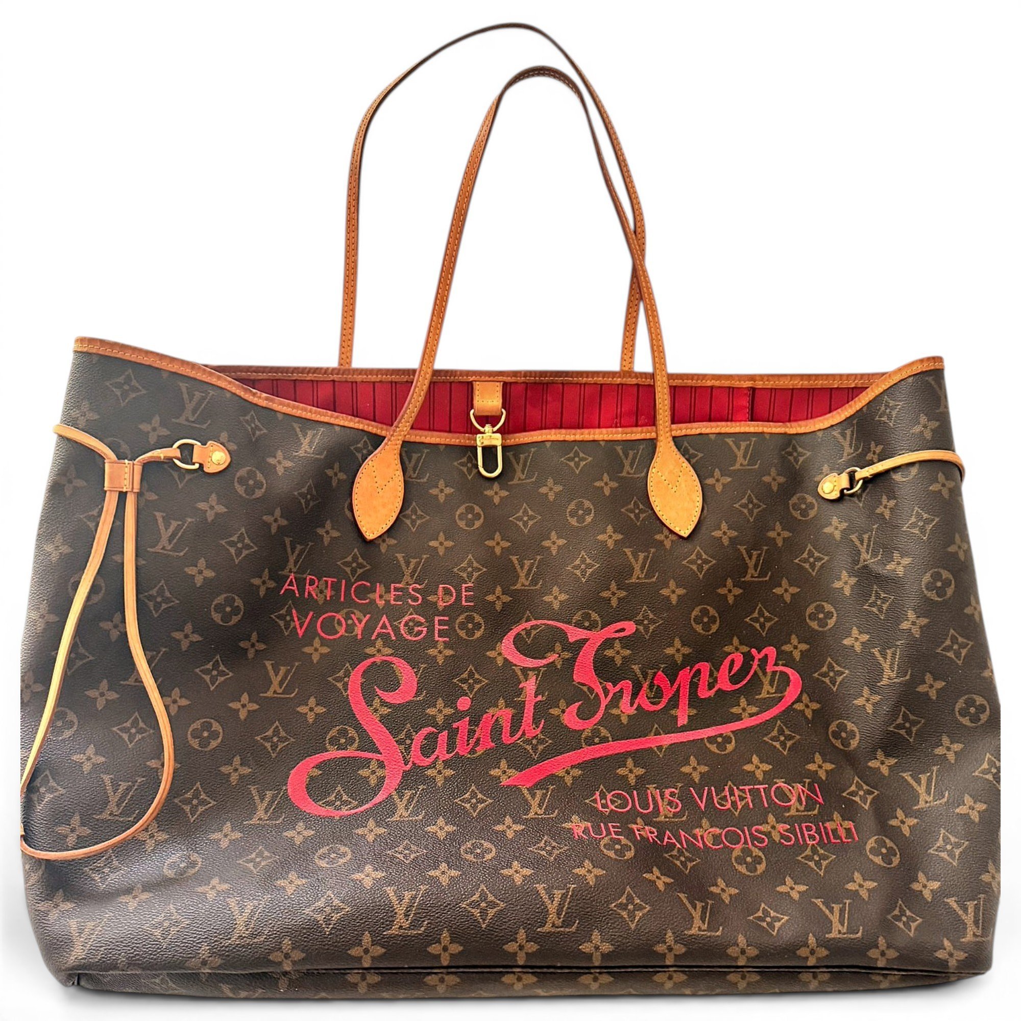 Neverfull leather tote