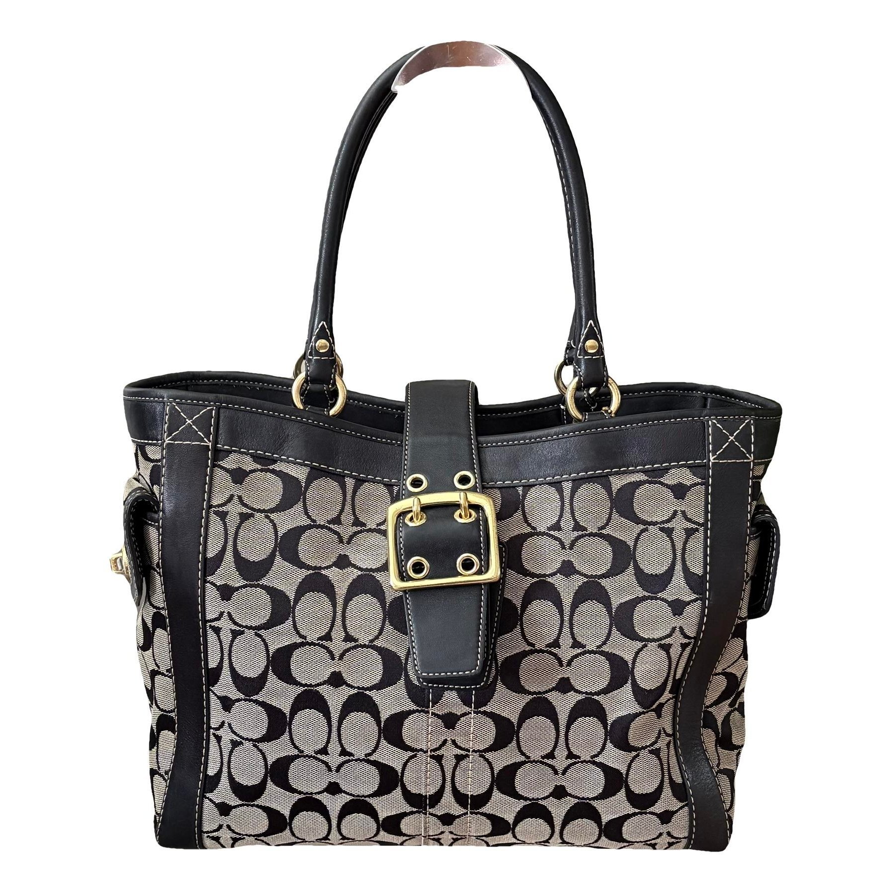 Signature Sufflette cloth handbag