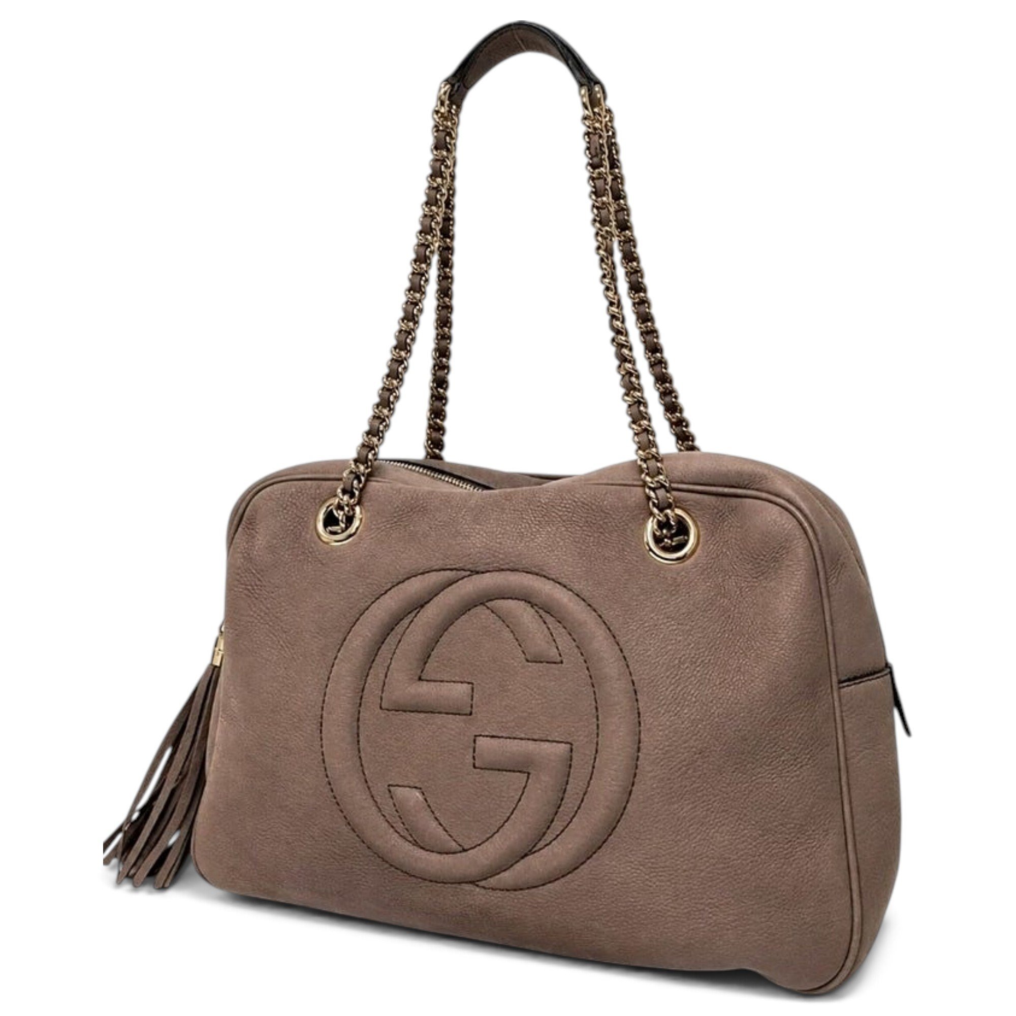Leather handbag