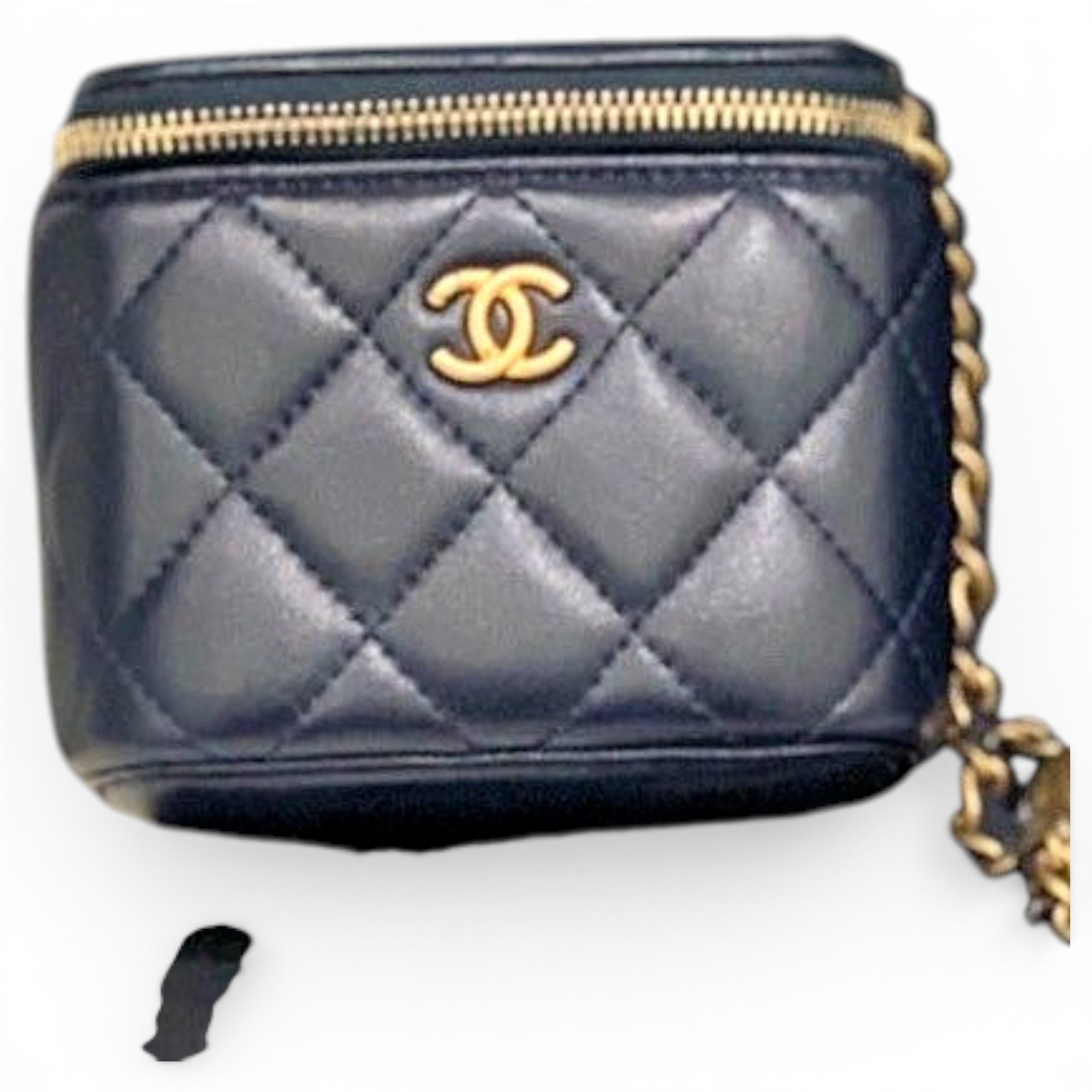 Trendy CC Vanity leather handbag