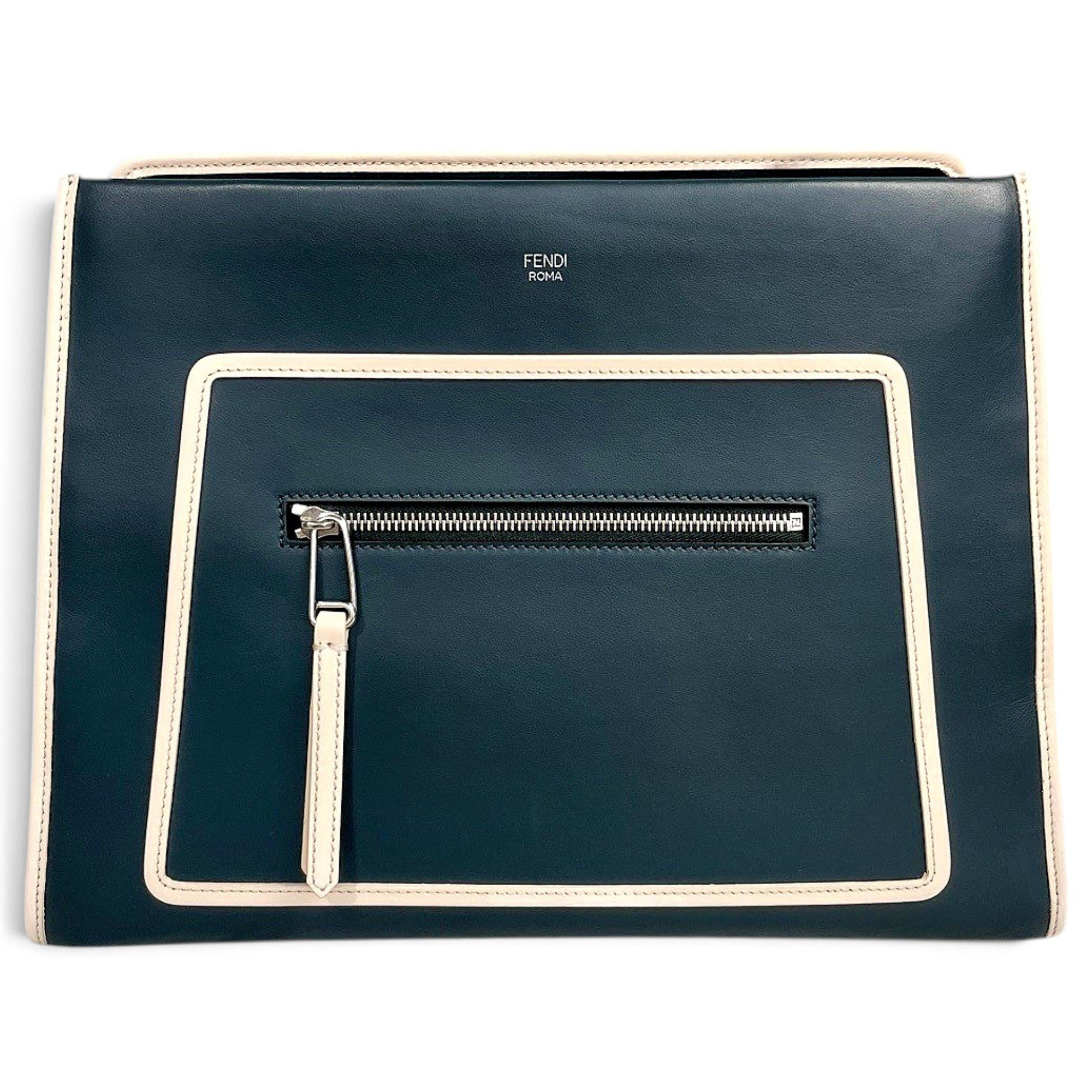 Runaway leather handbag
