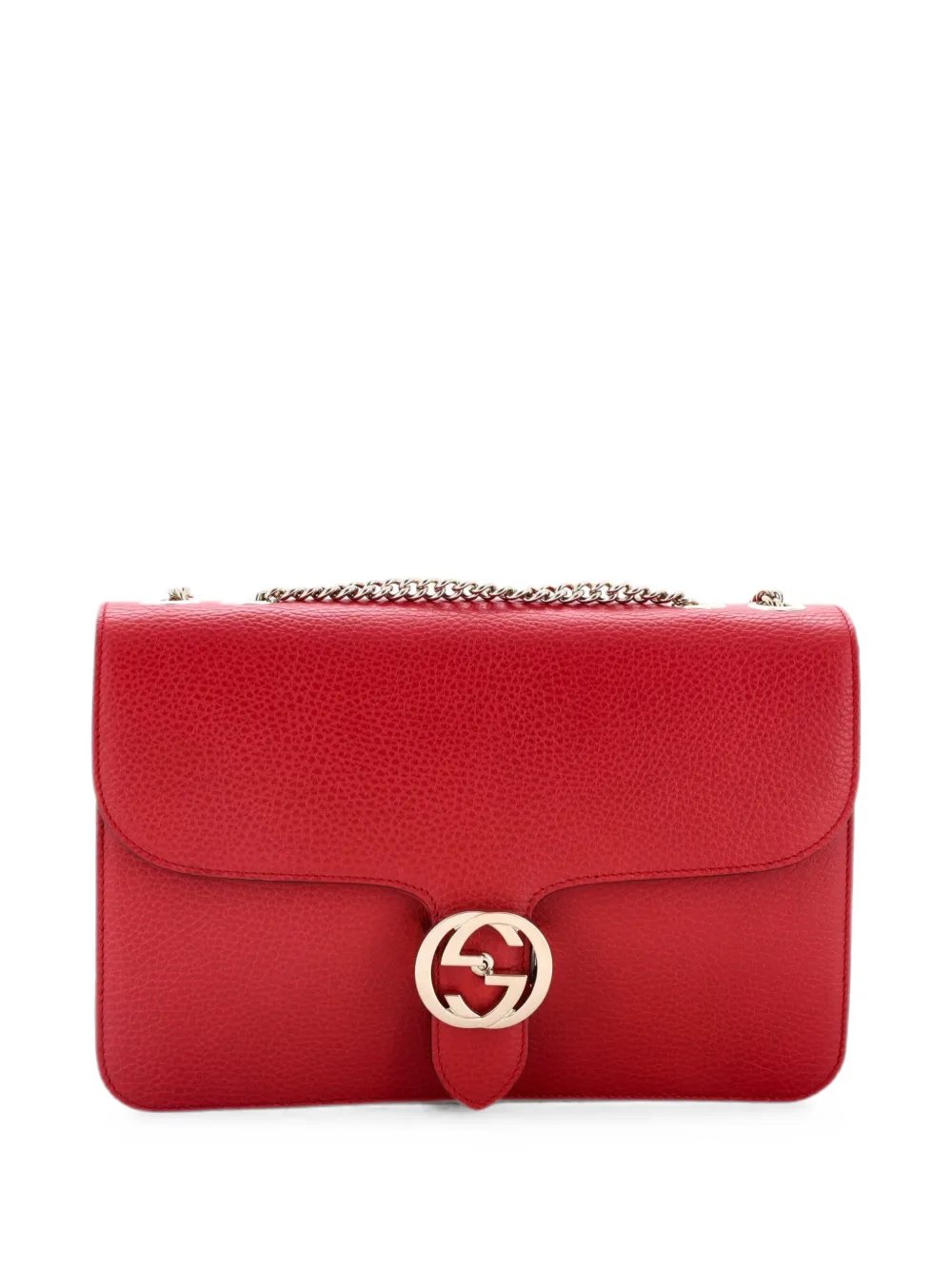 Interlocking Leather Medium shoulder bag