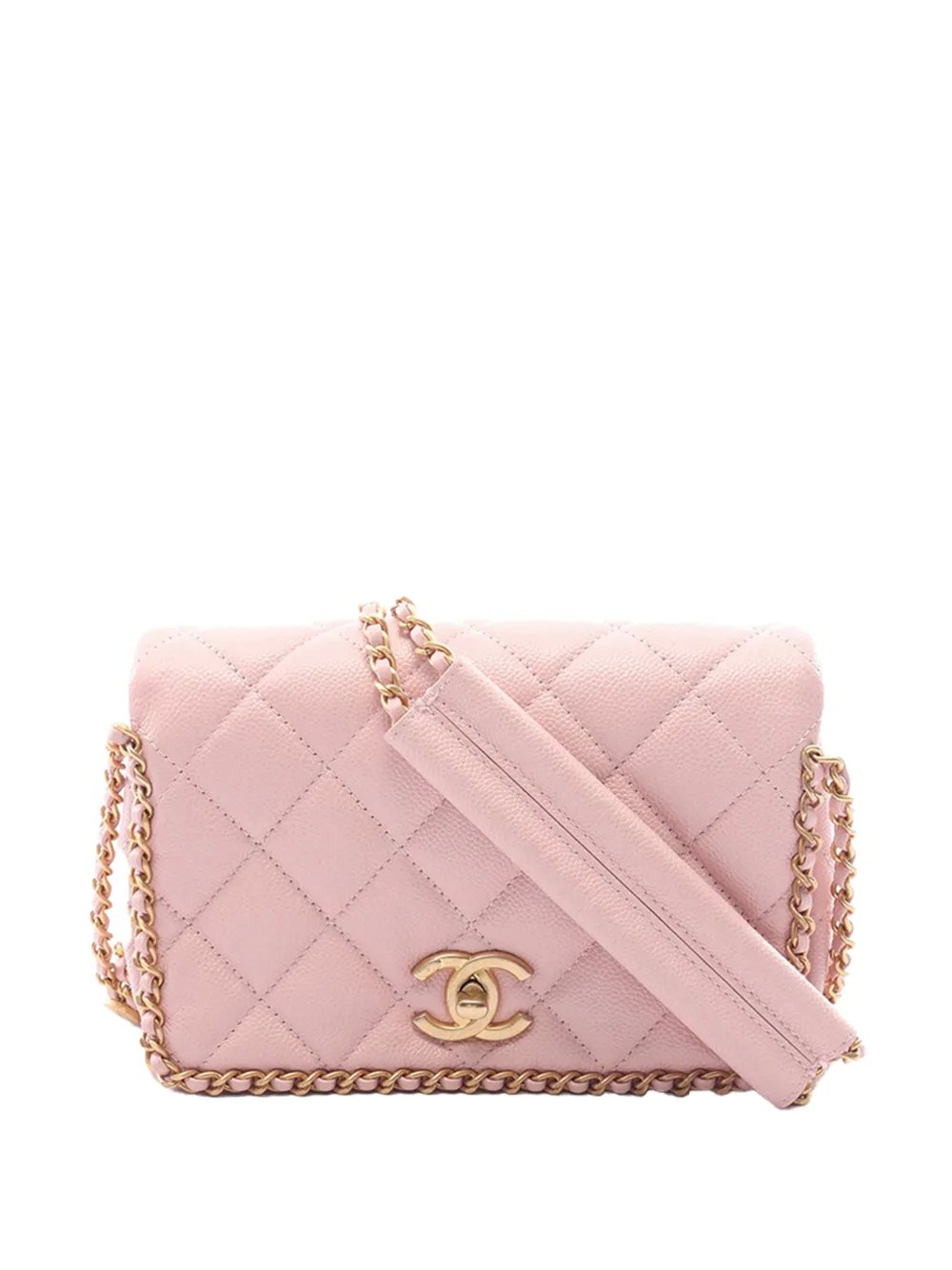 2021-2026 CC Quilted Caviar Chain Around Flap shoulder bag
