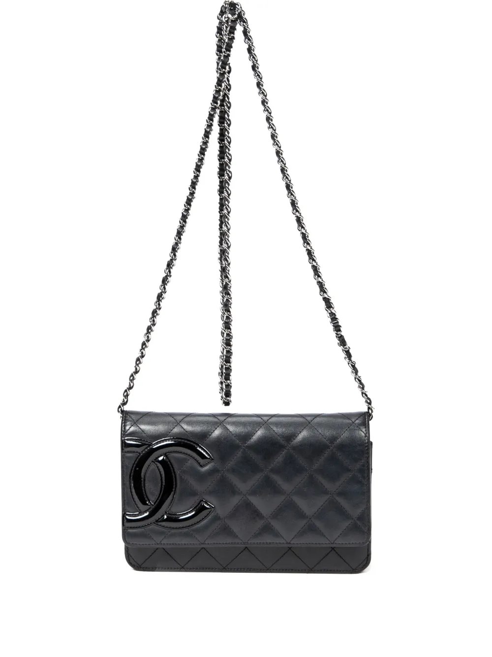 2012 Cambon Ligne quilted logo wallet bag