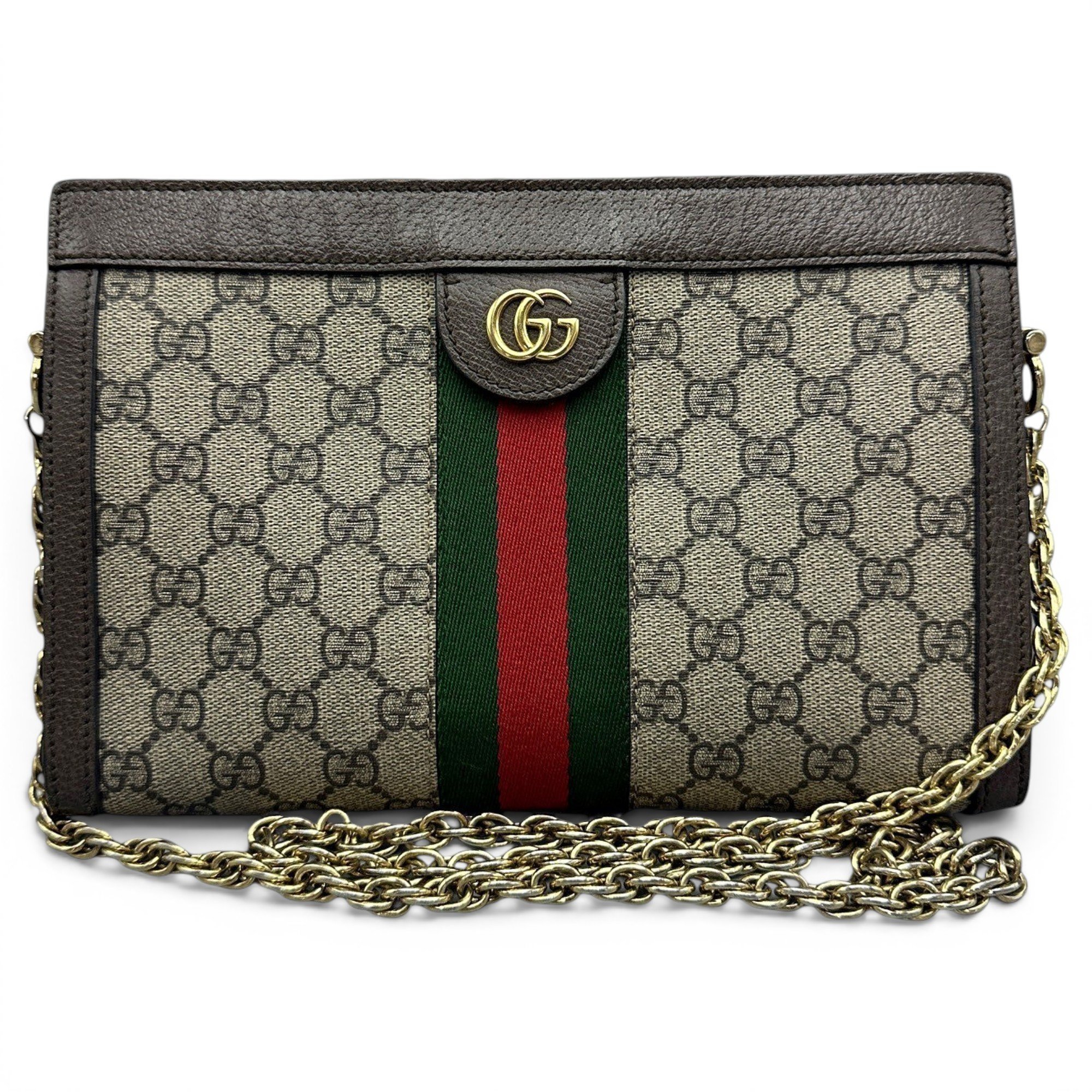Ophidia Chain leather handbag