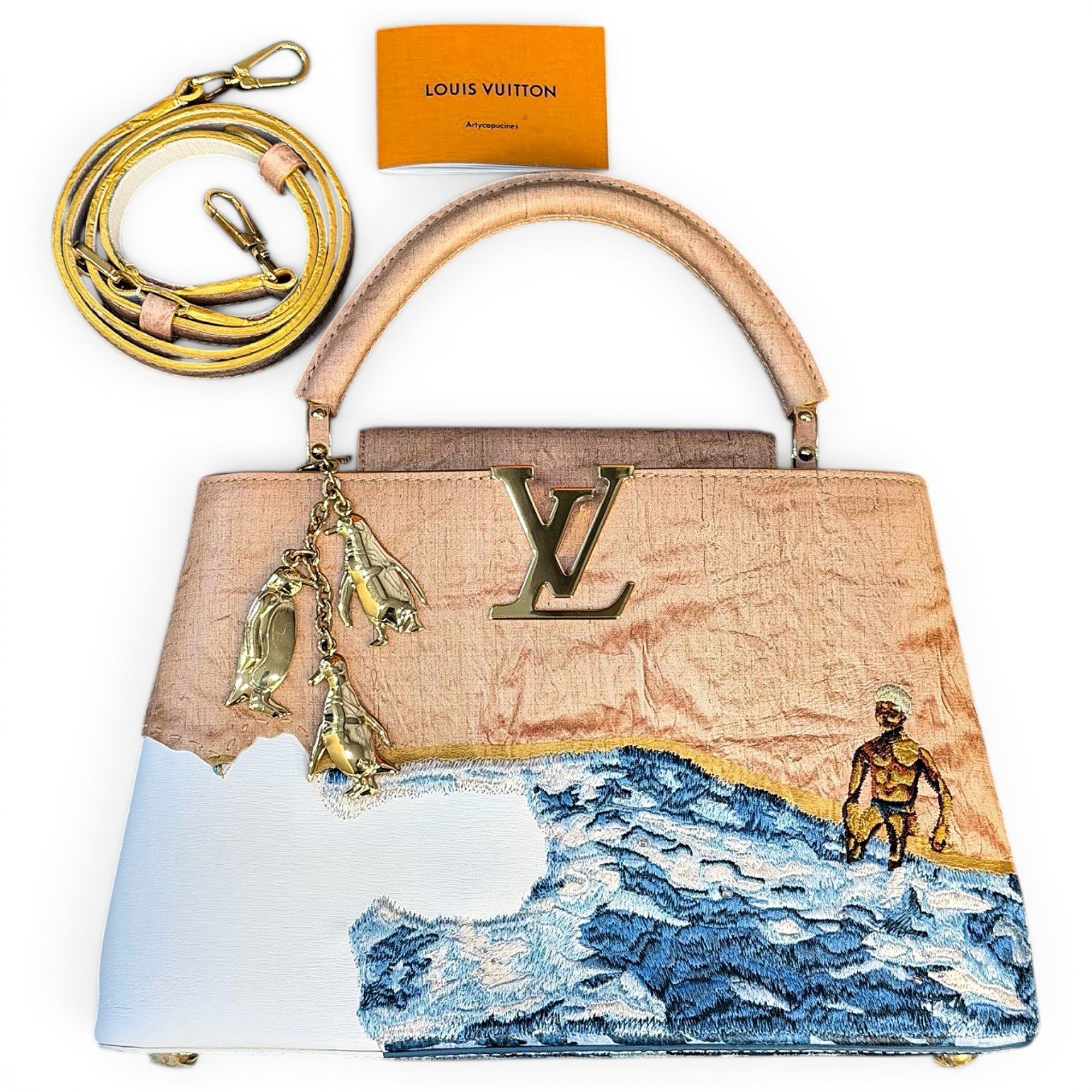 Capucines leather handbag