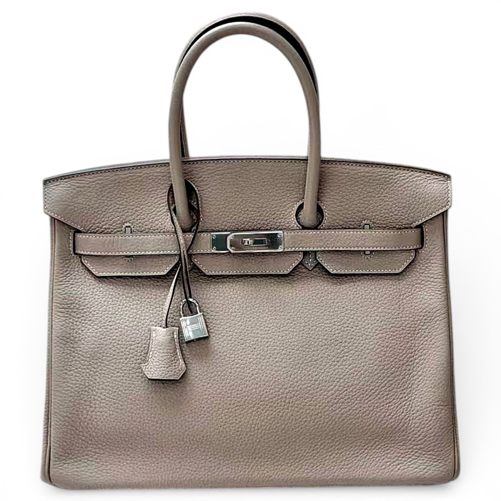 Birkin 35 leather handbag