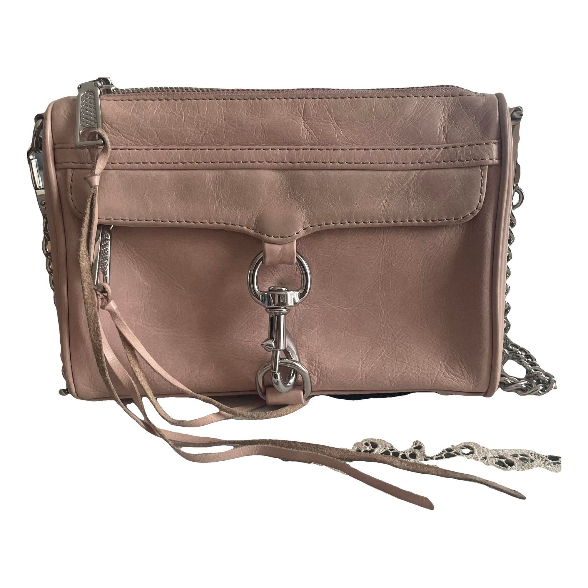 Leather clutch bag