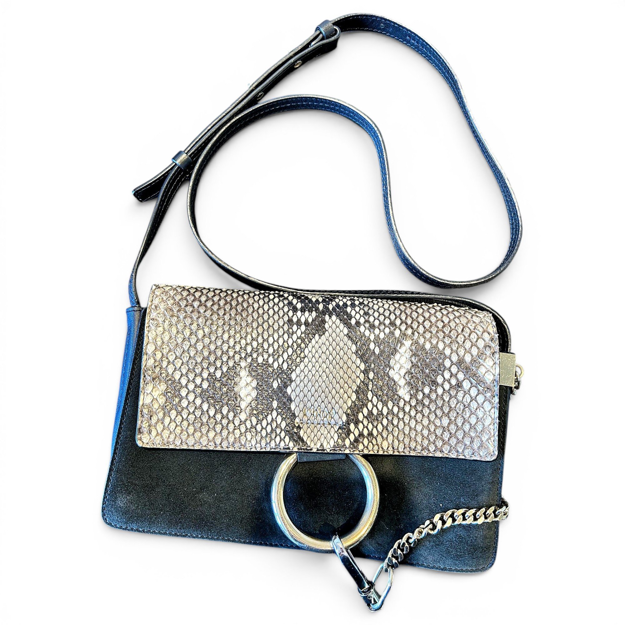 Faye leather crossbody bag