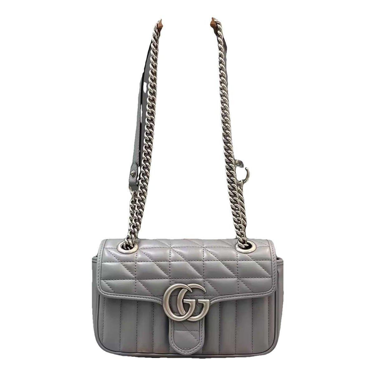 GG Marmont Flap leather handbag