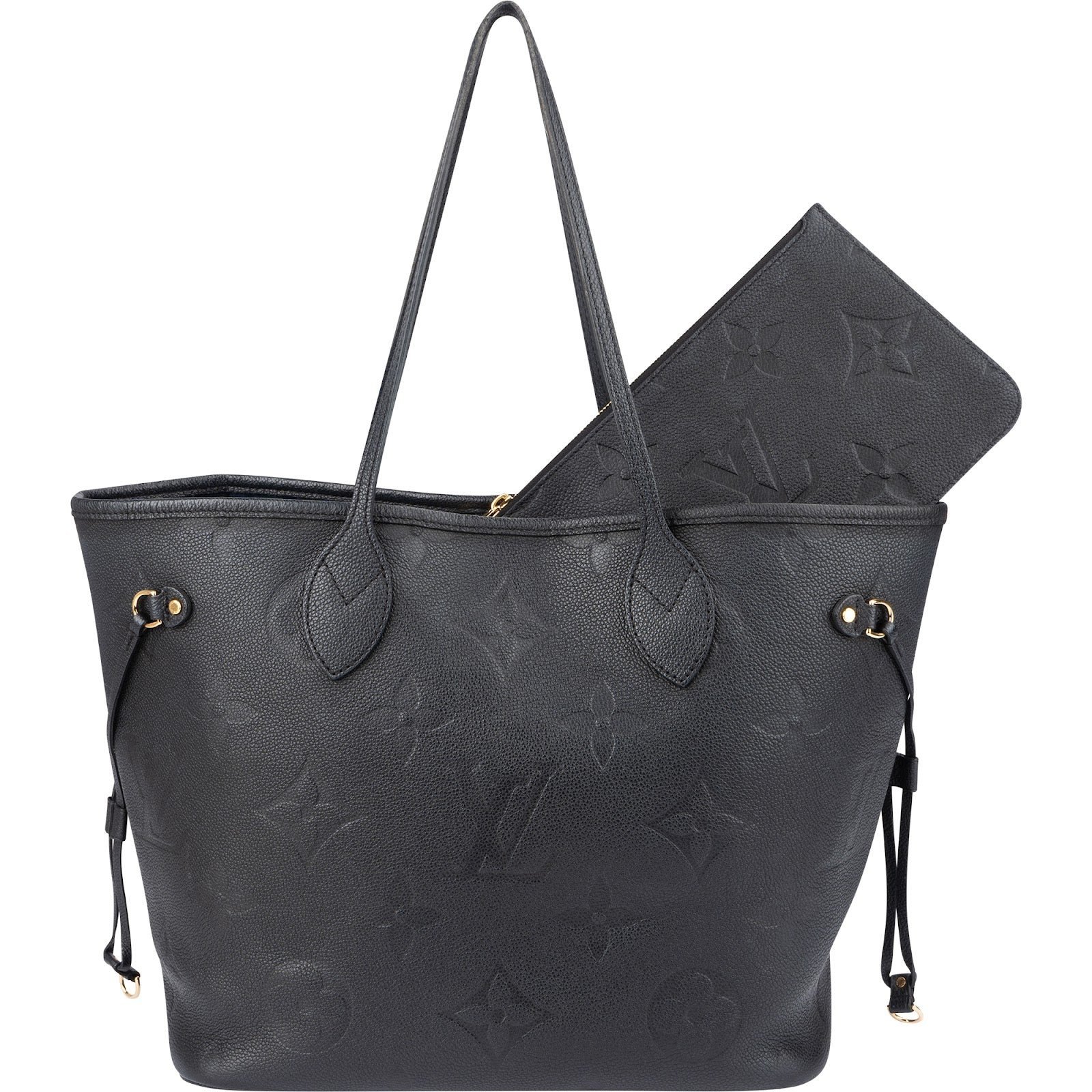 Louis Vuitton Neverfull leather handbag