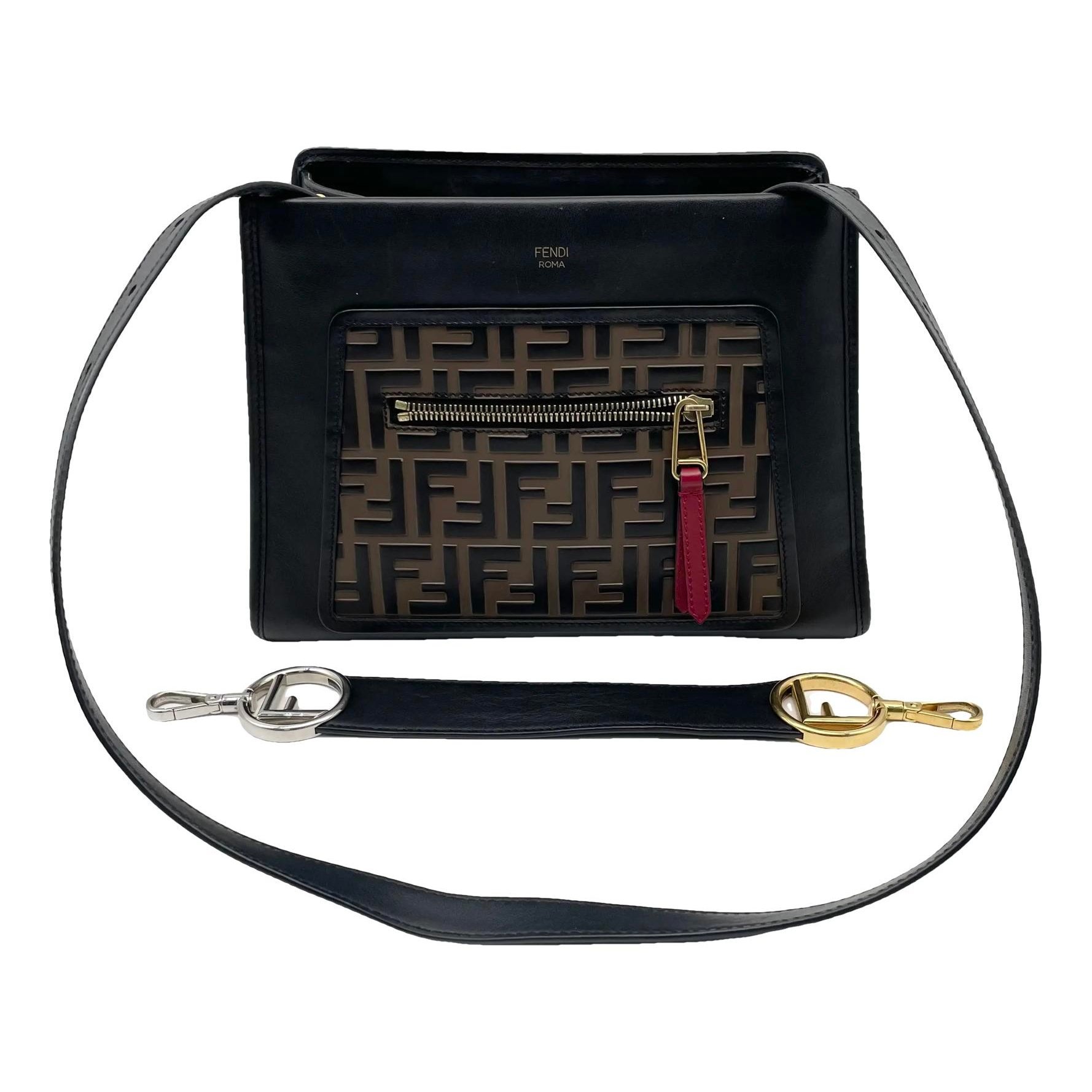 Runaway leather crossbody bag