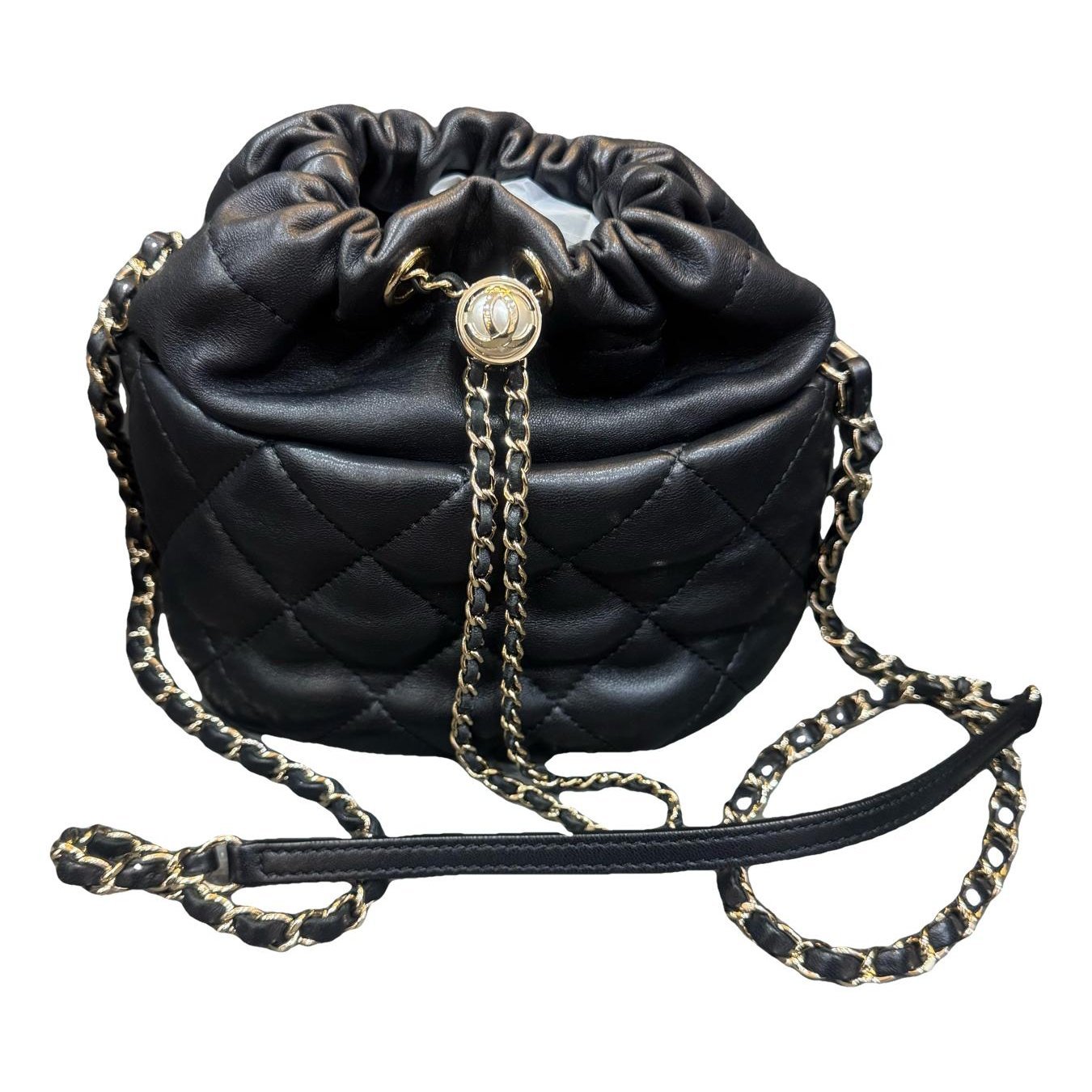 Gabrielle Bucket leather crossbody bag