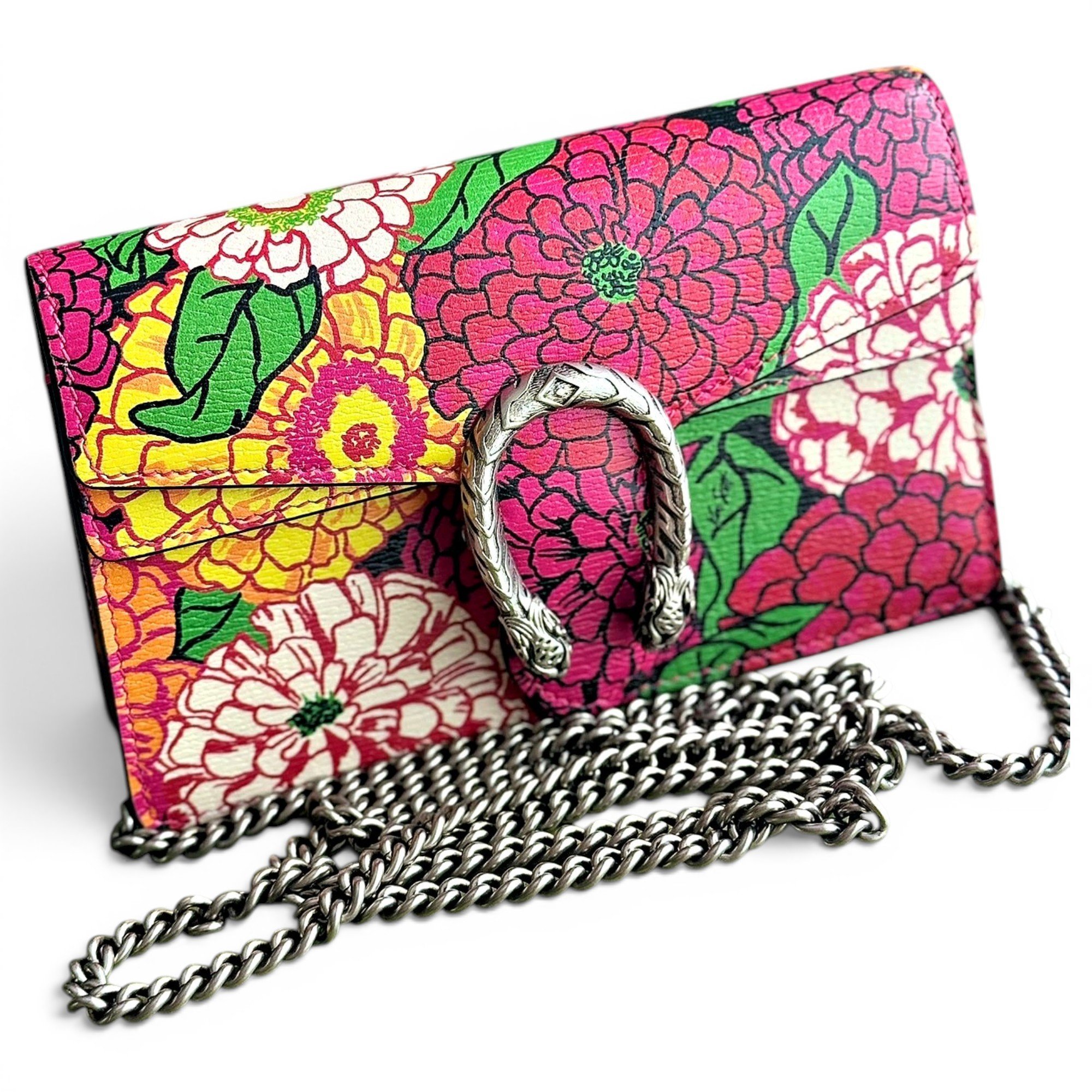 Dionysus Super Mini leather crossbody bag