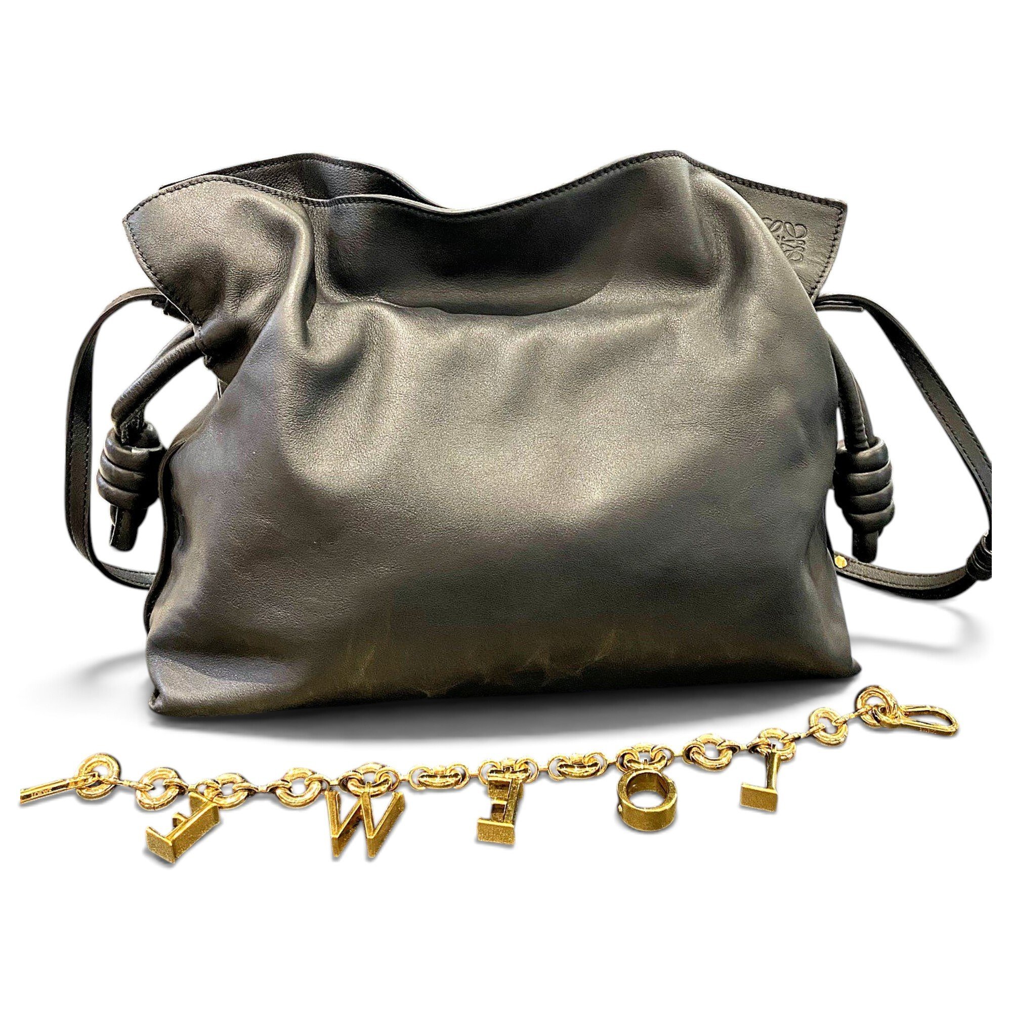 Flamenco leather handbag